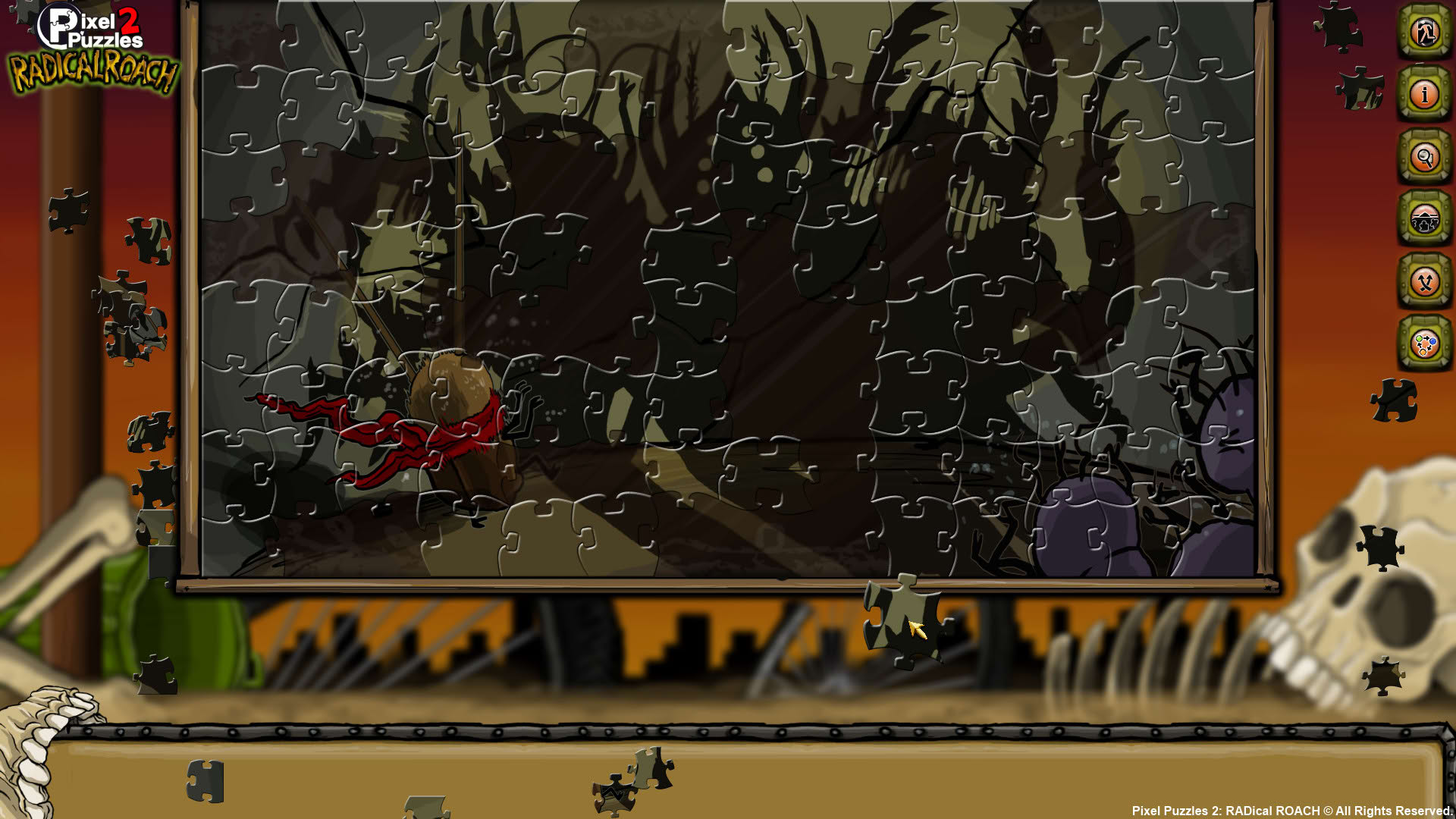 Screenshot for Pixel Puzzles 2: Radical Roach