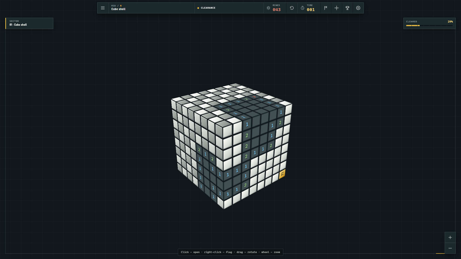 Screenshot for Minesweeper 3D
