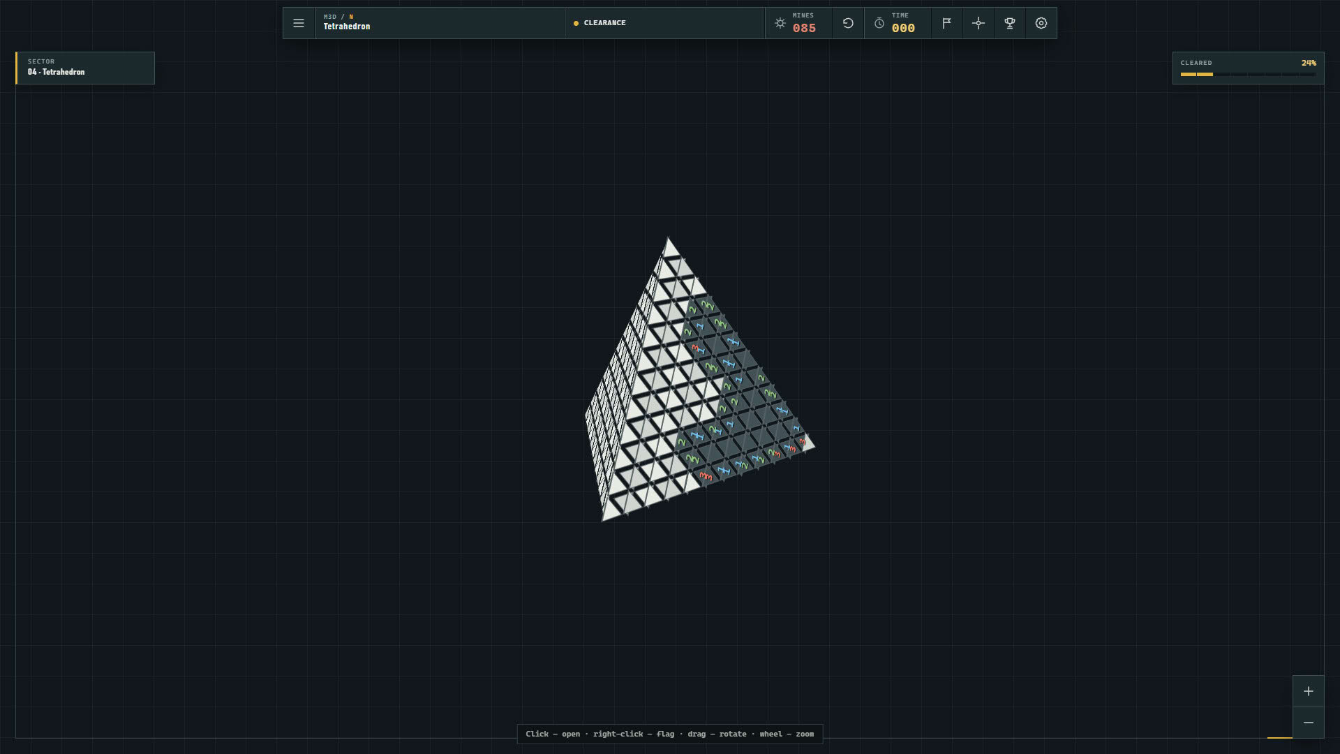 Screenshot for Minesweeper 3D
