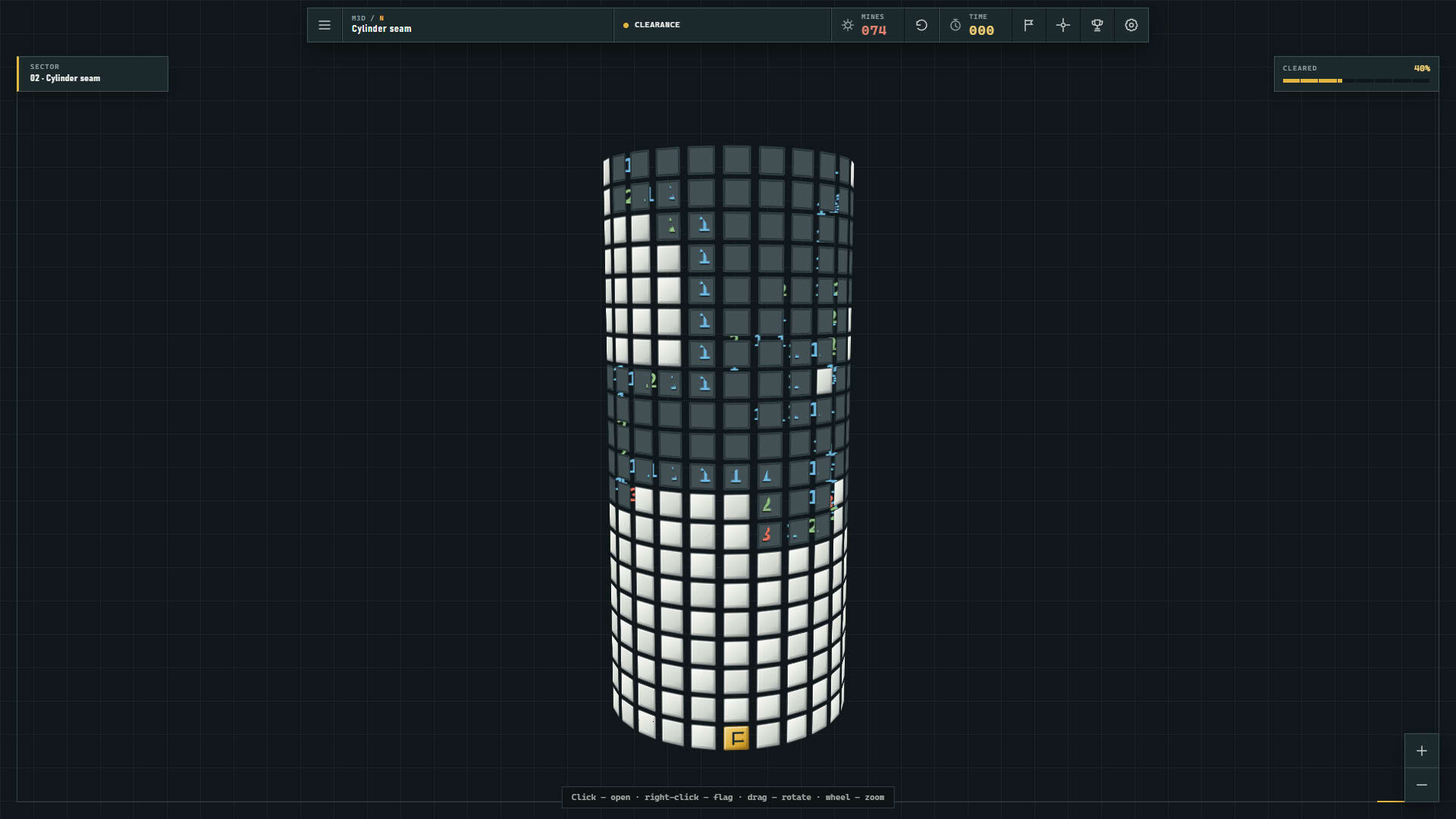 Screenshot for Minesweeper 3D