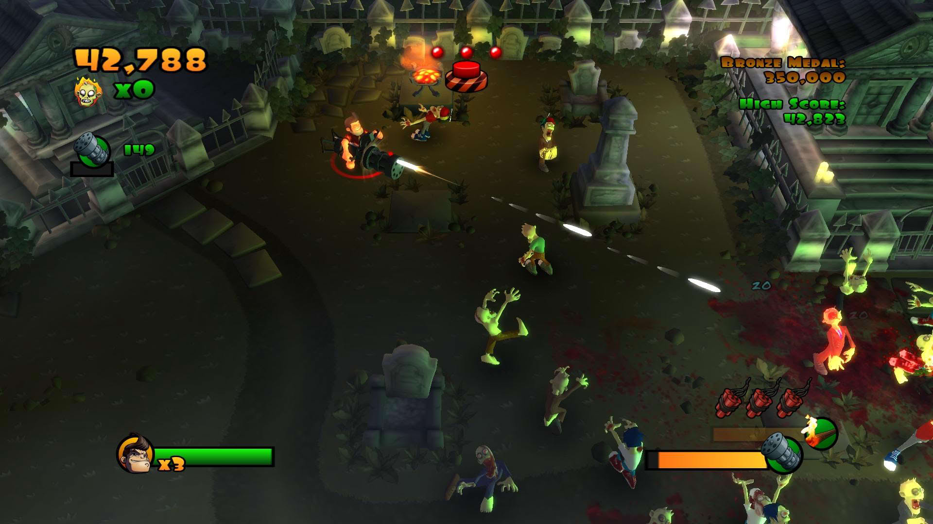 Screenshot for Burn Zombie Burn!