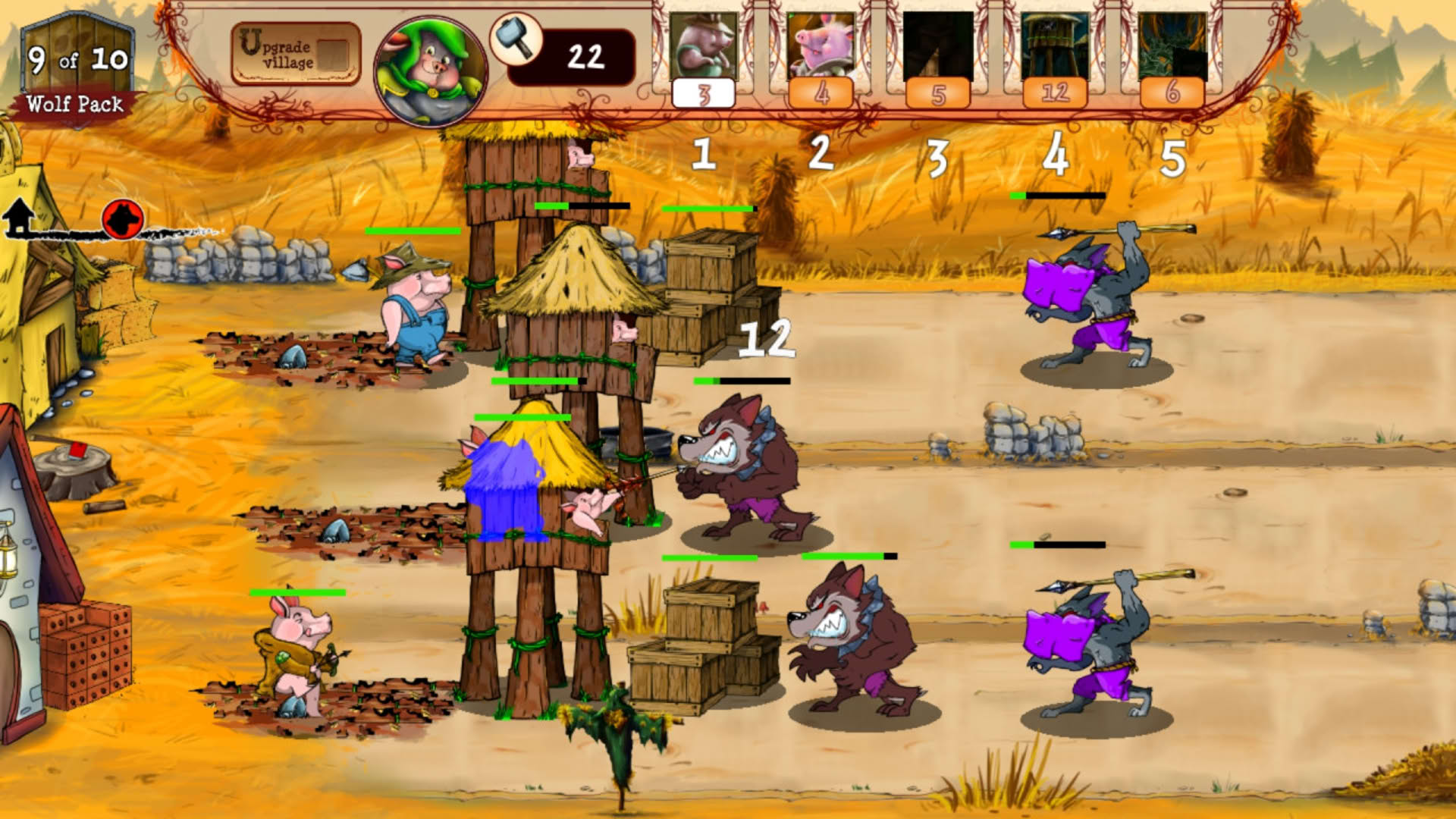 Screenshot for Bacon Tales: Between Pigs and Wolves