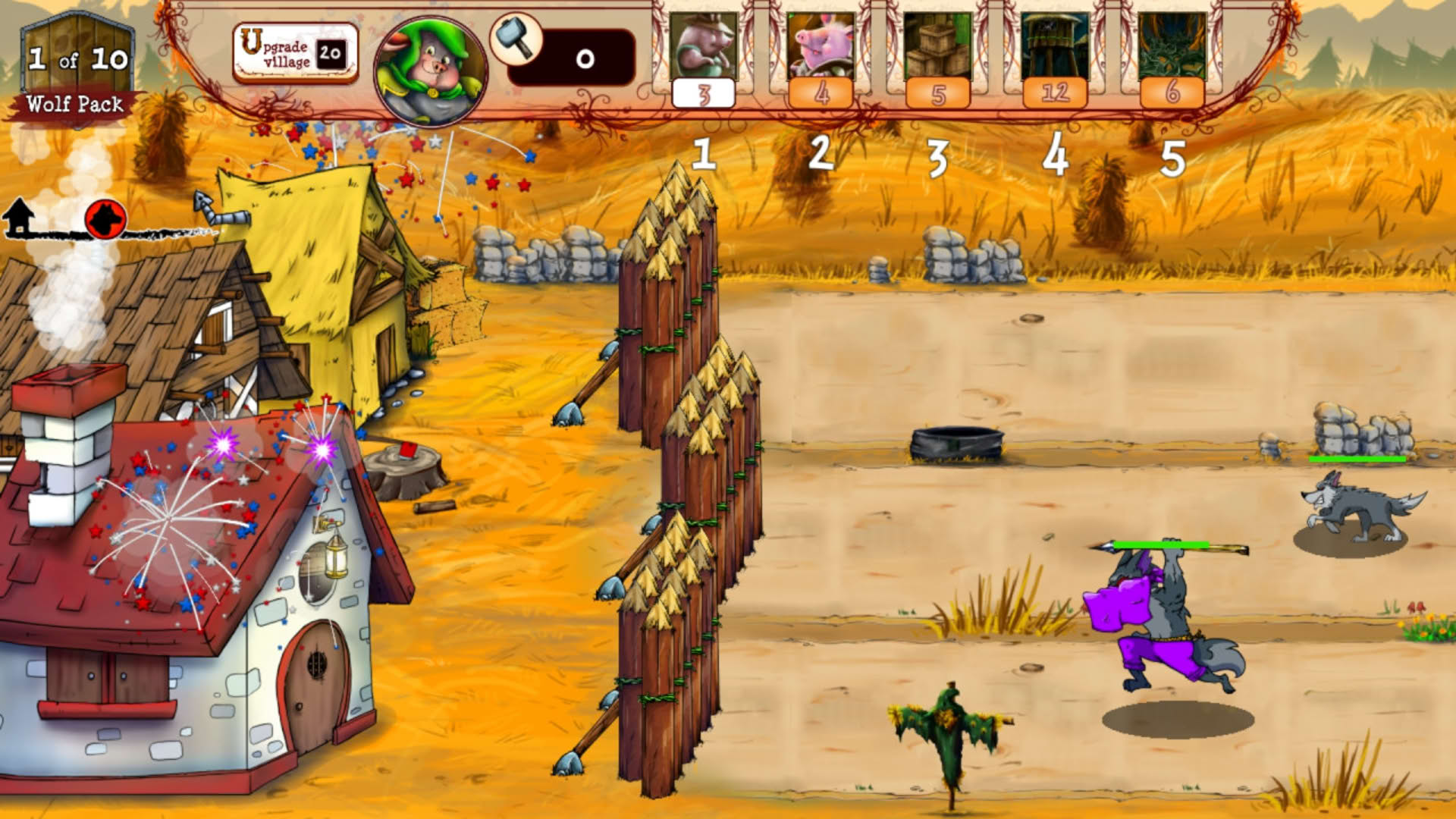 Screenshot for Bacon Tales: Between Pigs and Wolves