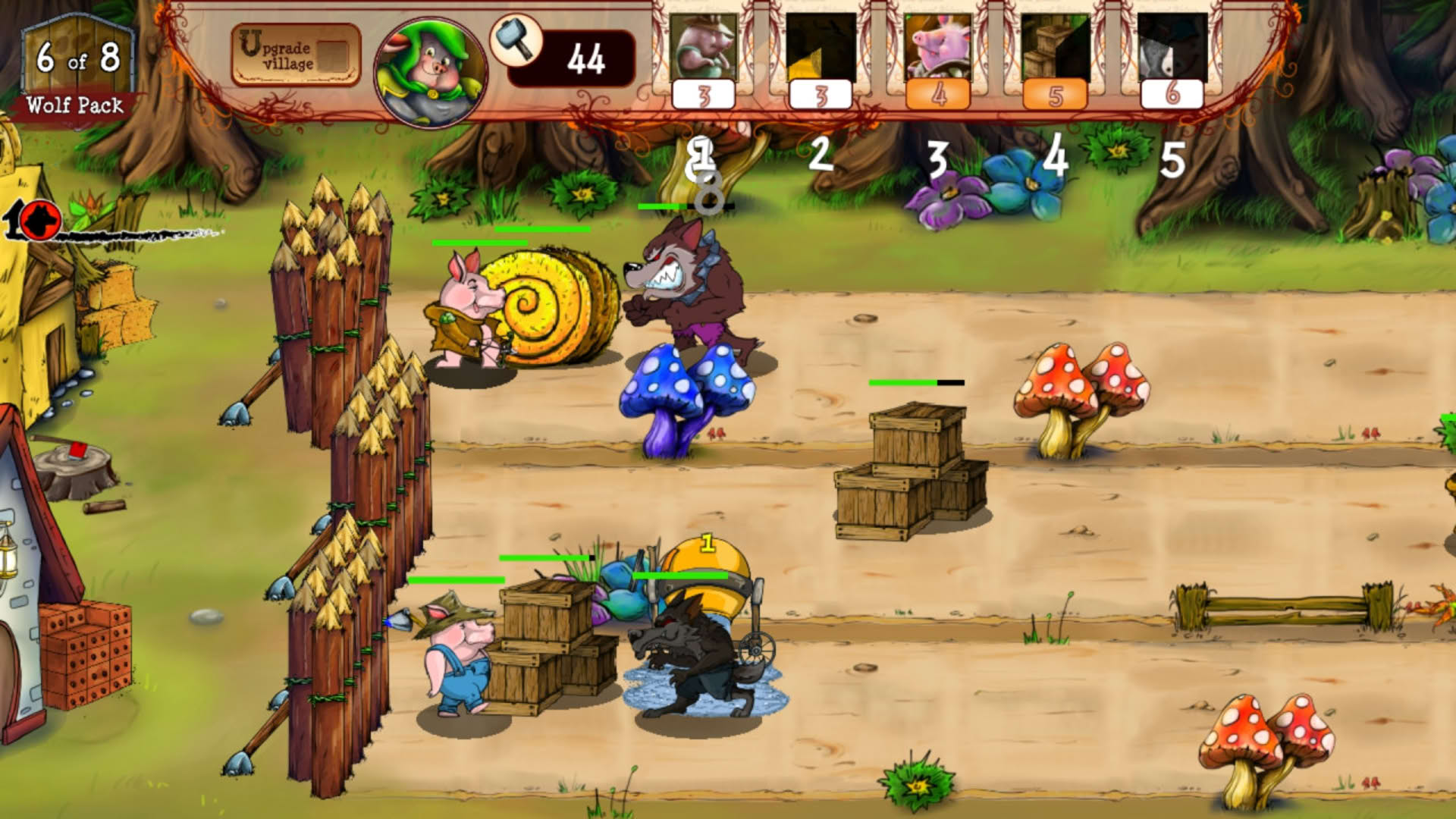 Screenshot for Bacon Tales: Between Pigs and Wolves