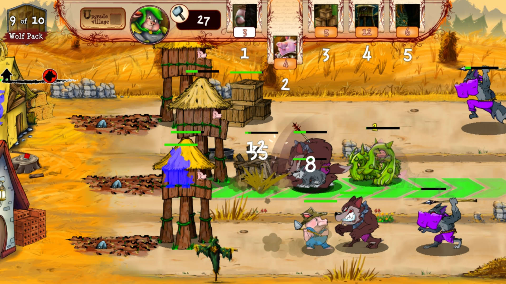 Screenshot for Bacon Tales: Between Pigs and Wolves