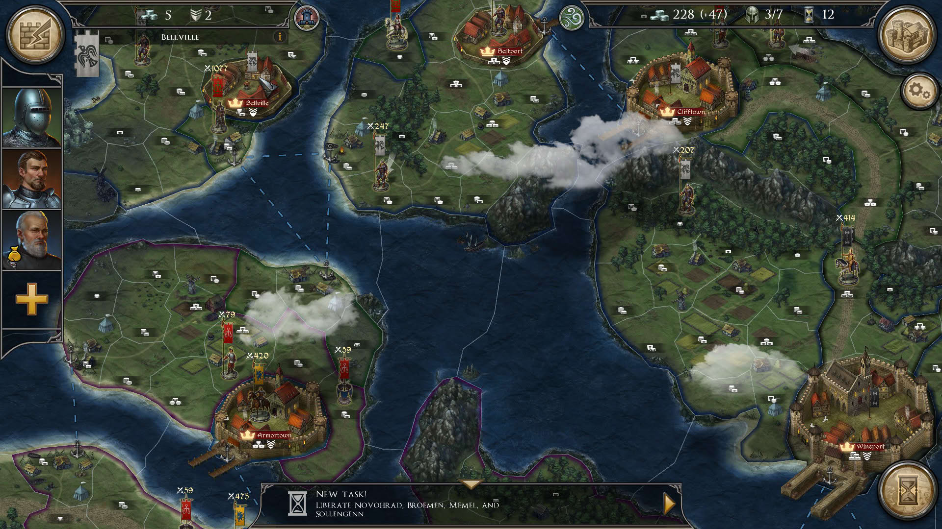 Screenshot for Strategy & Tactics: Dark Ages