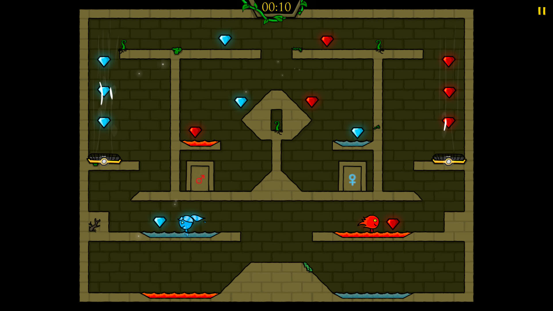 Screenshot for Fireboy & Watergirl in the Forest Temple