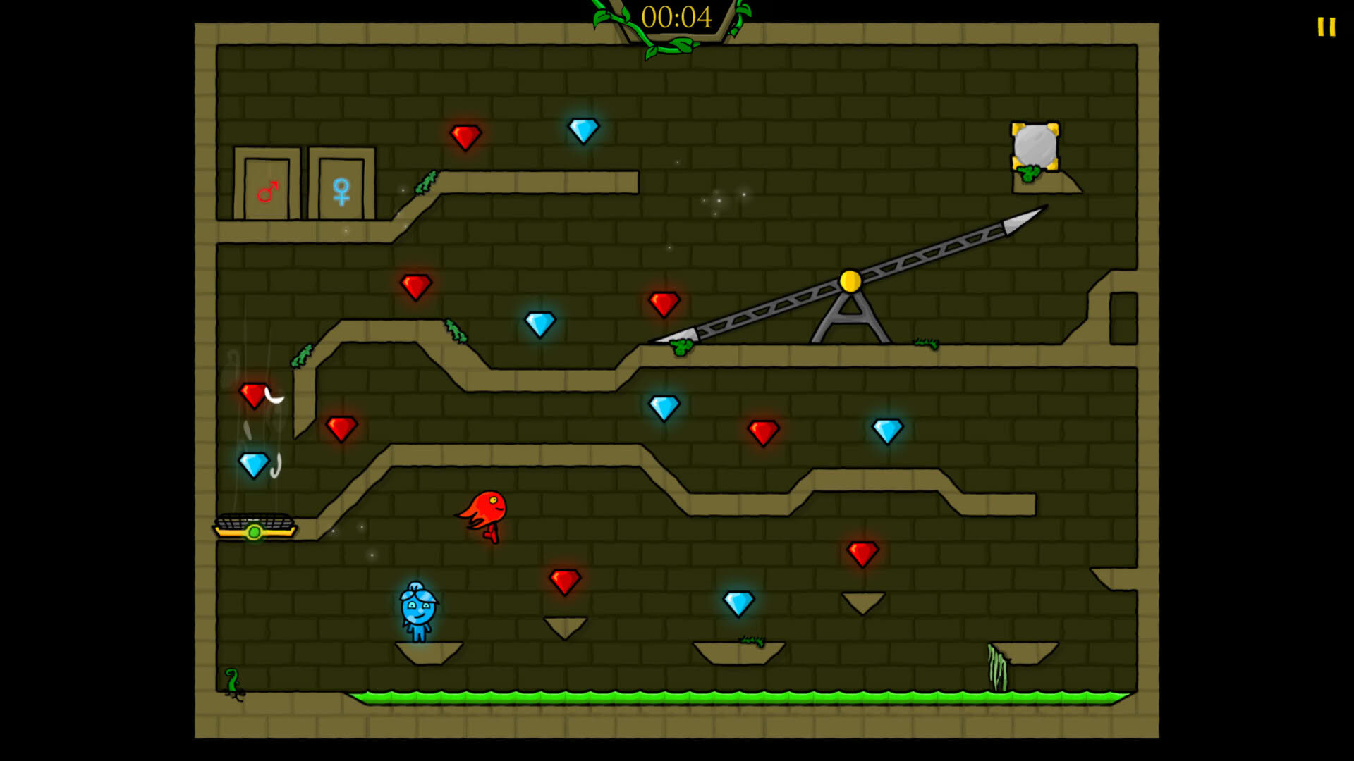 Screenshot for Fireboy & Watergirl in the Forest Temple