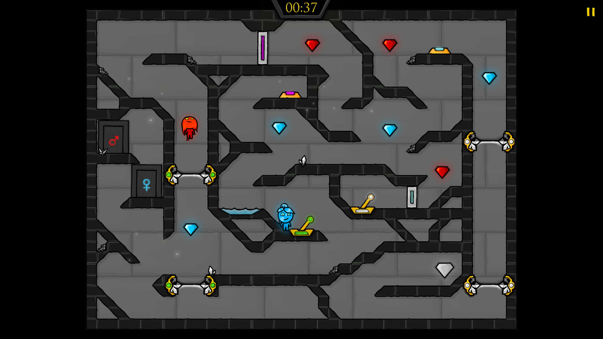 Screenshot for Fireboy & Watergirl 4: The Crystal Temple