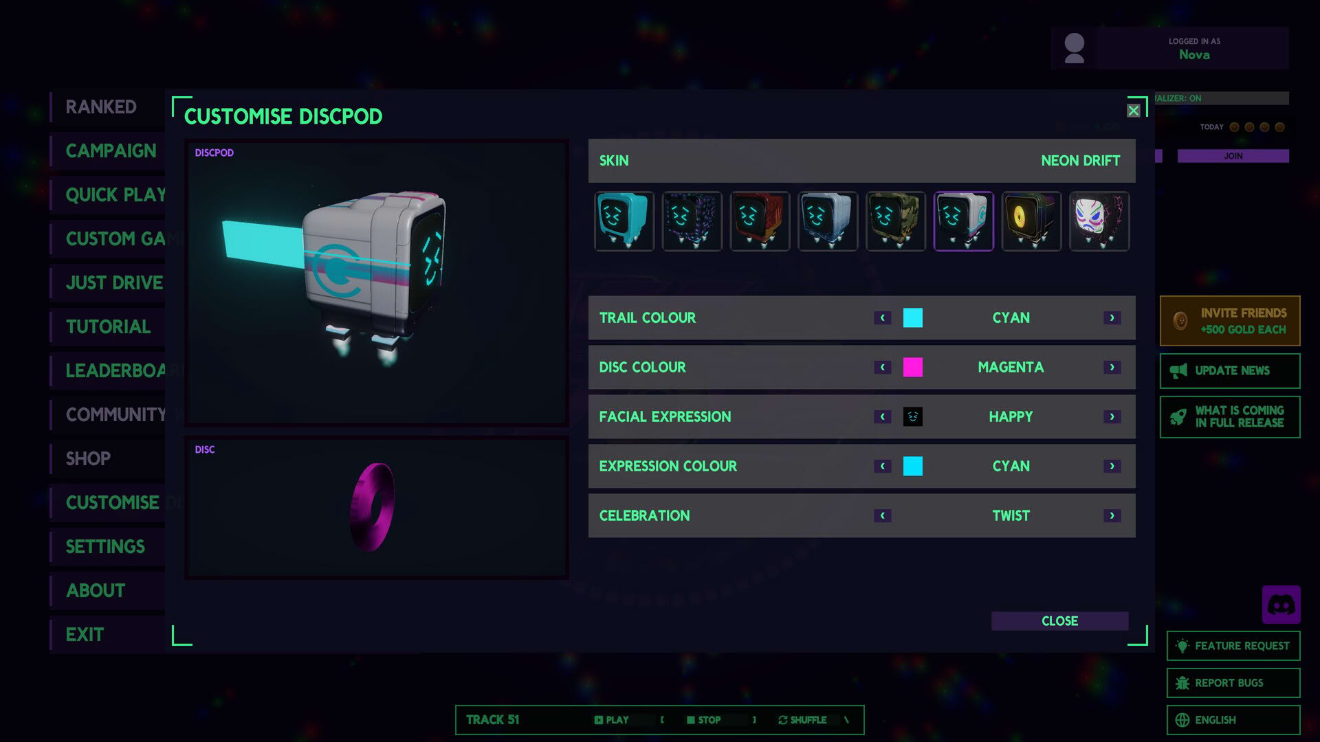 Screenshot for DiscPods