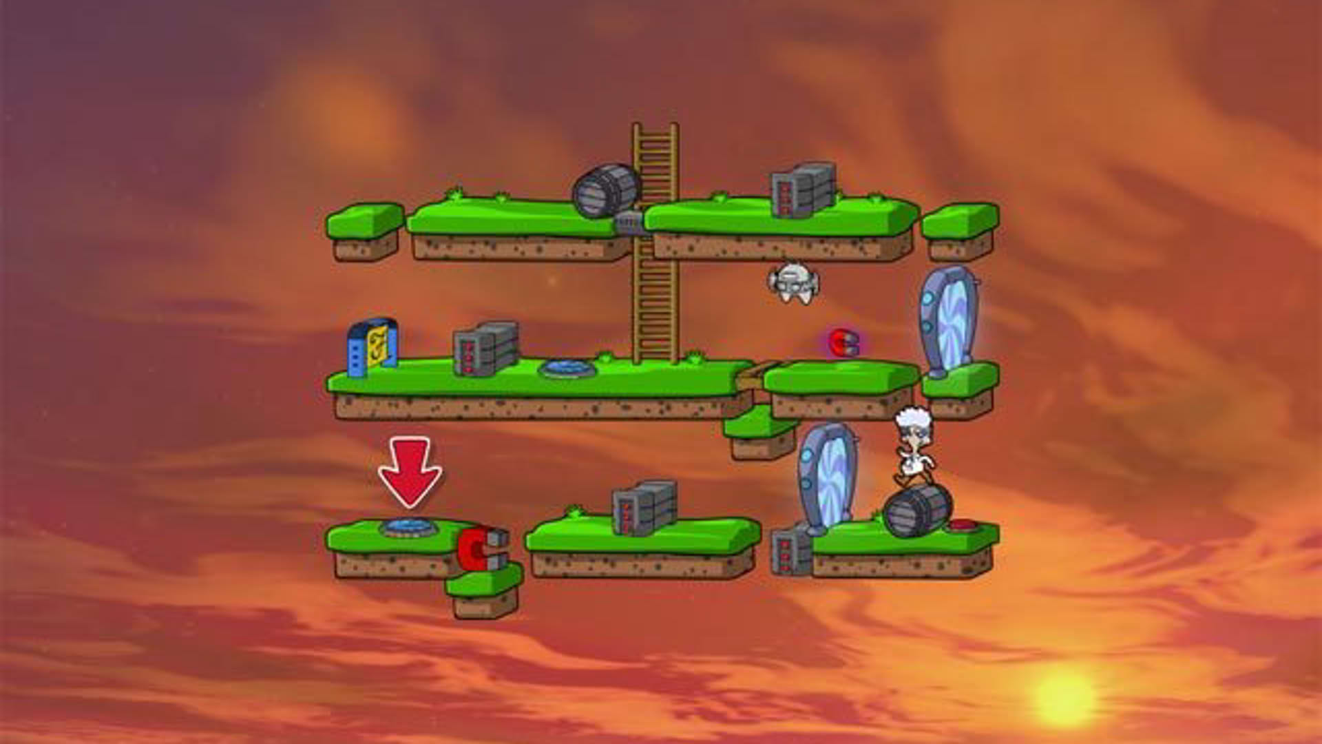 Screenshot for Professor Fizzwizzle and the Molten Mystery
