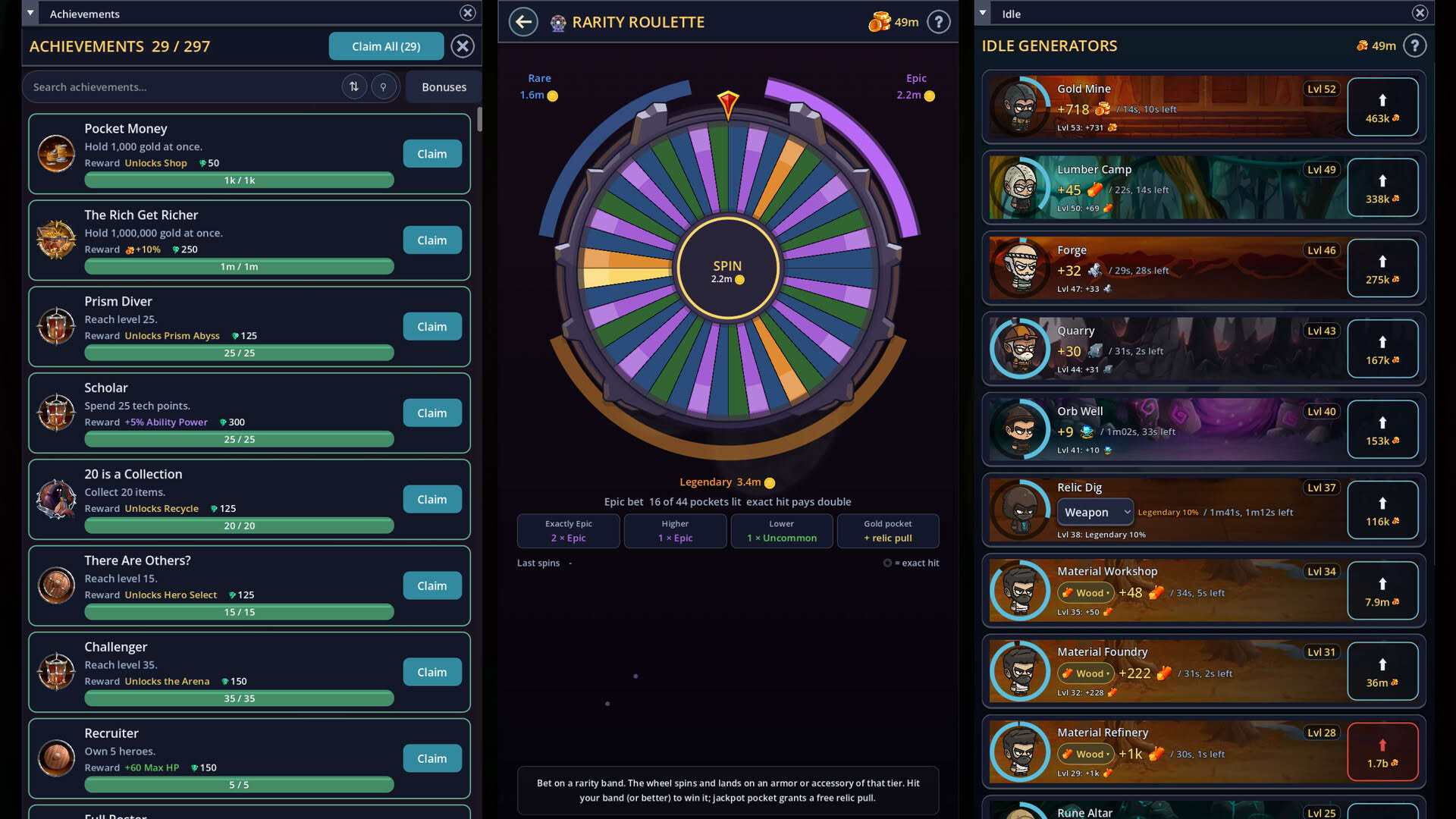 Screenshot for Prigod Idle