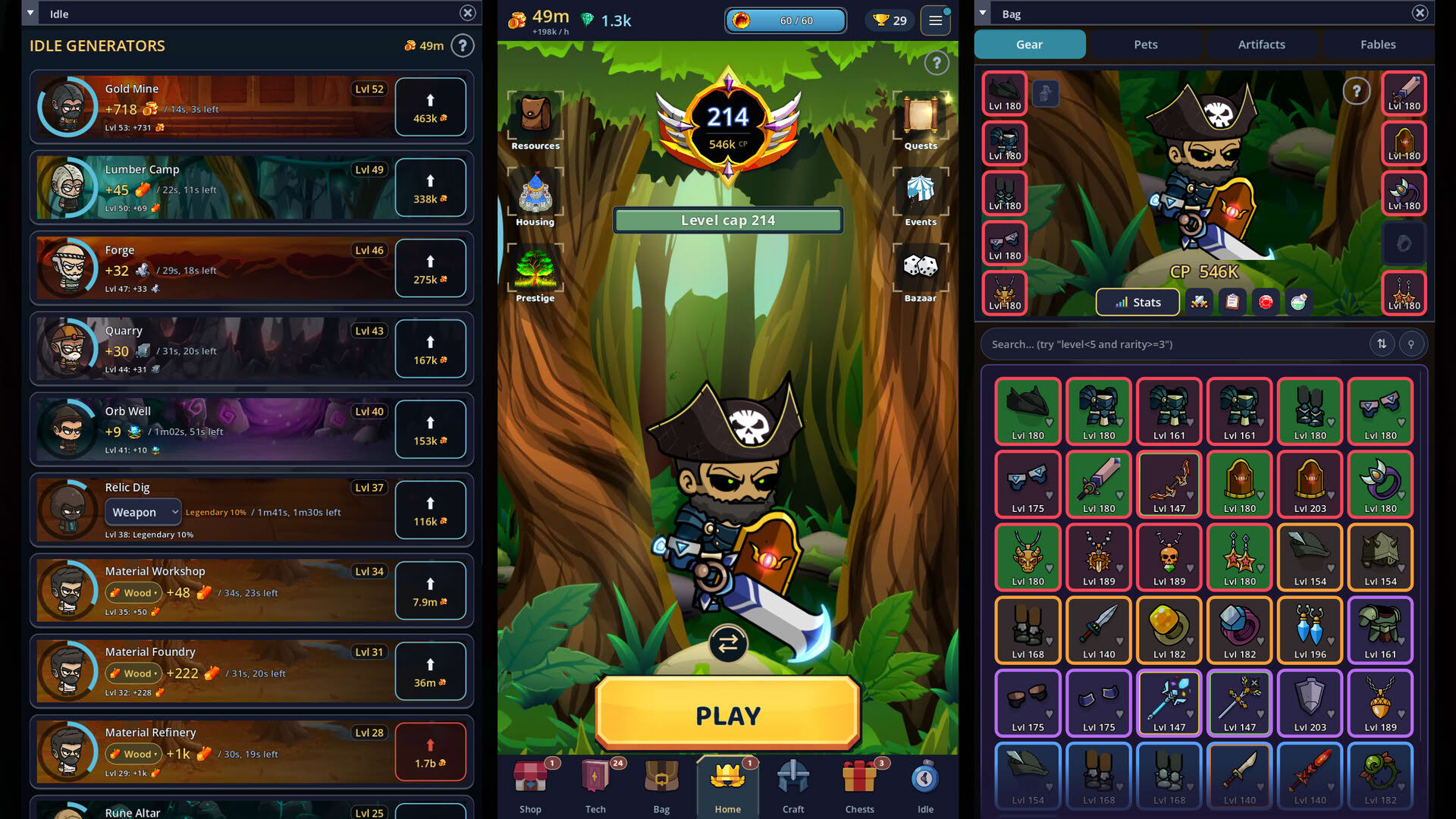 Screenshot for Prigod Idle