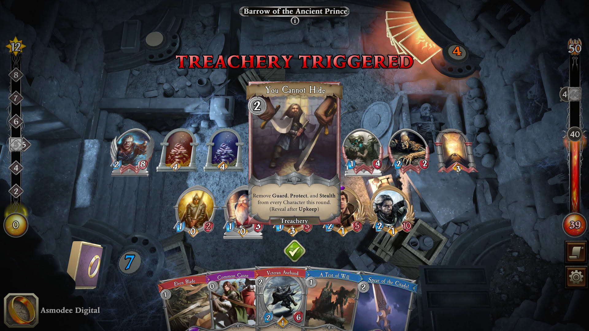 Screenshot for The Lord of the Rings: Adventure Card Game