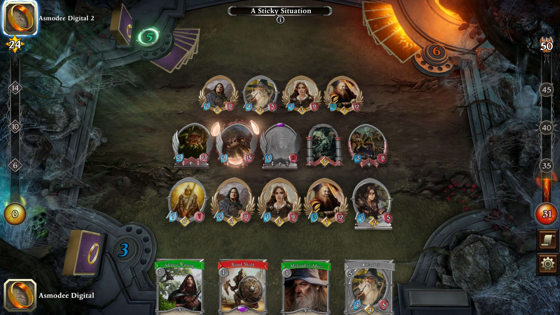 Screenshot for The Lord of the Rings: Adventure Card Game