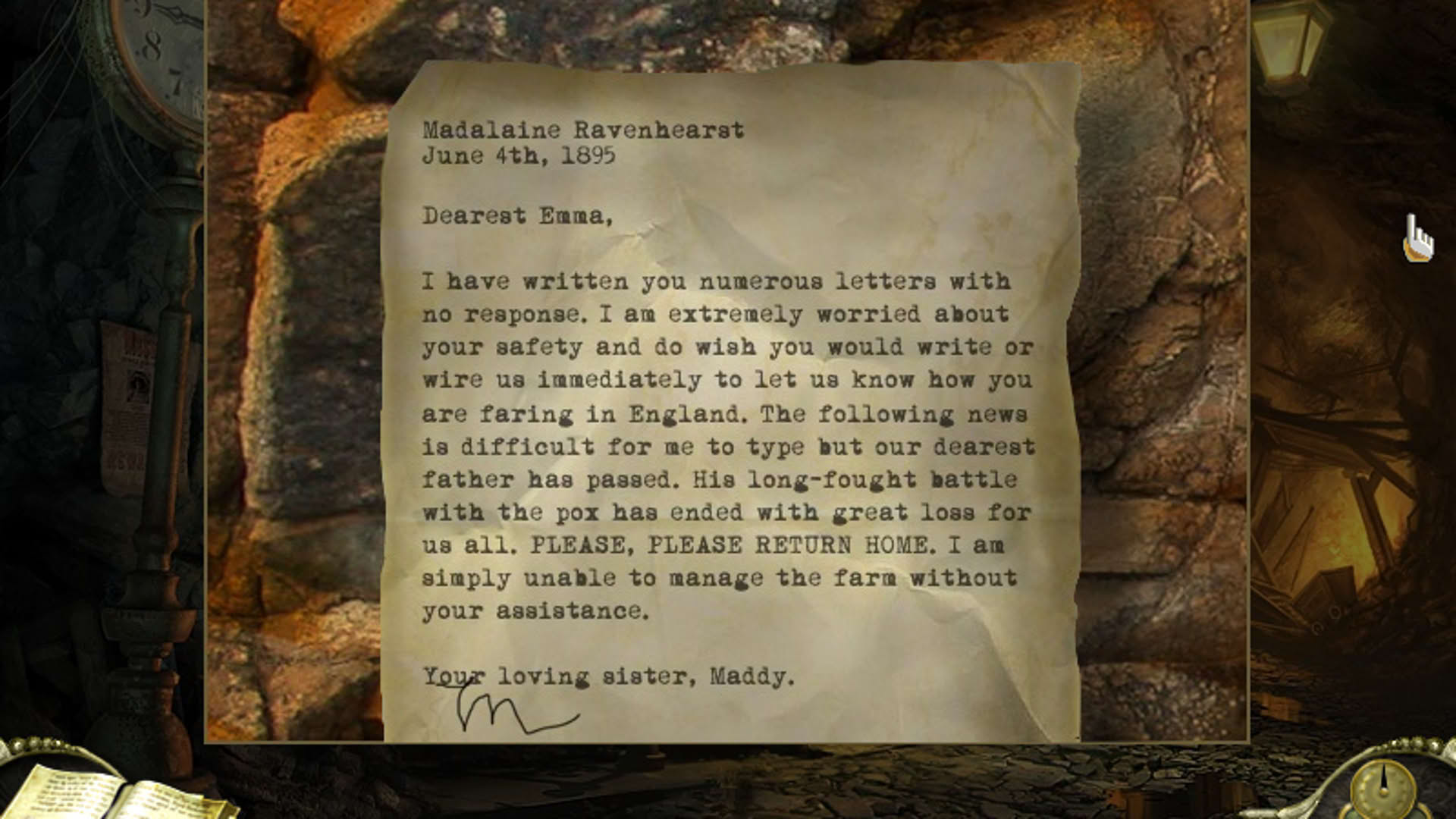 Screenshot for Mystery Case Files: Return to Ravenhearst
