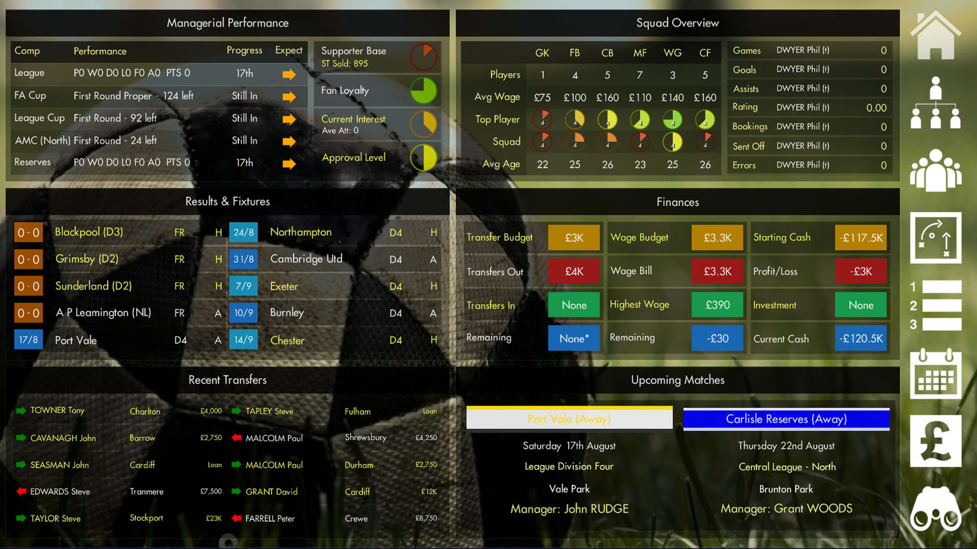 Screenshot for Retro Football Boss