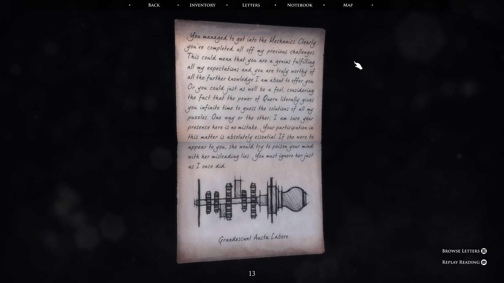 Screenshot for Quern: Undying Thoughts