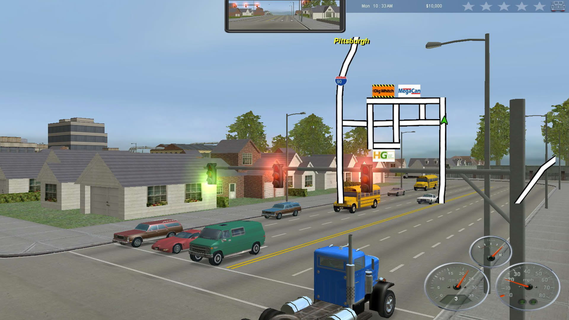 Screenshot for 18 Wheels of Steel: Across America