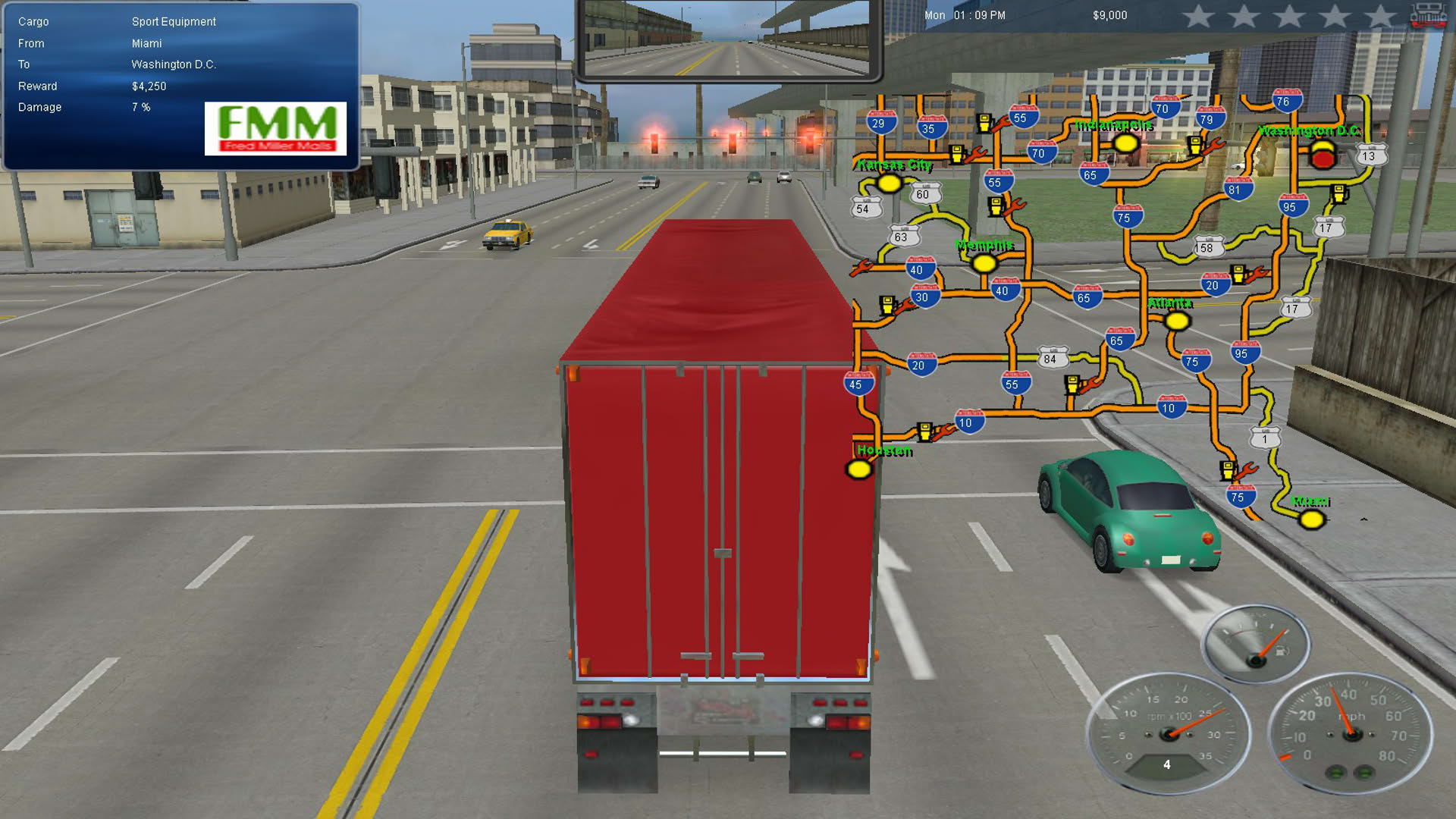 Screenshot for 18 Wheels of Steel: Across America