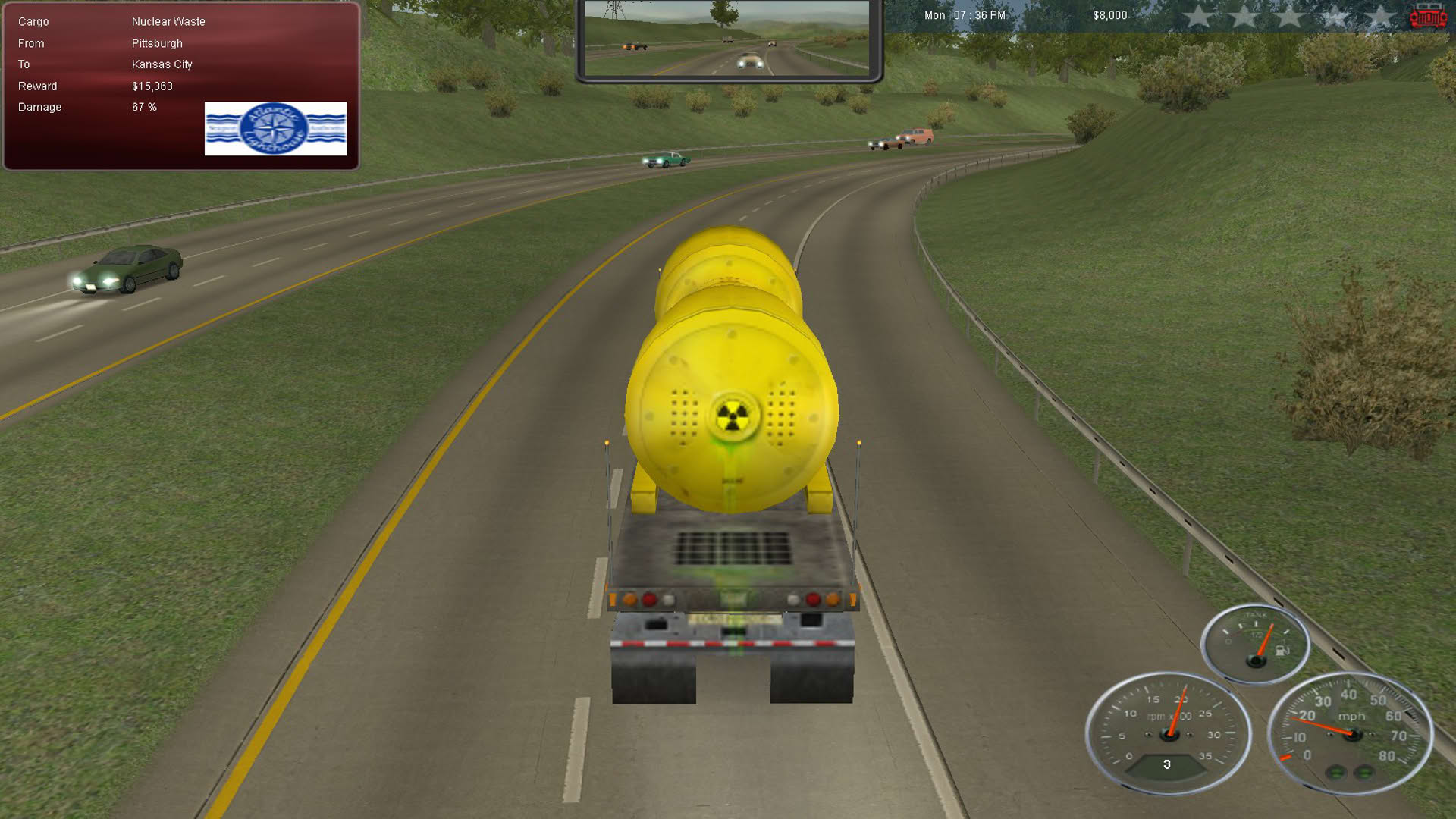 Screenshot for 18 Wheels of Steel: Across America