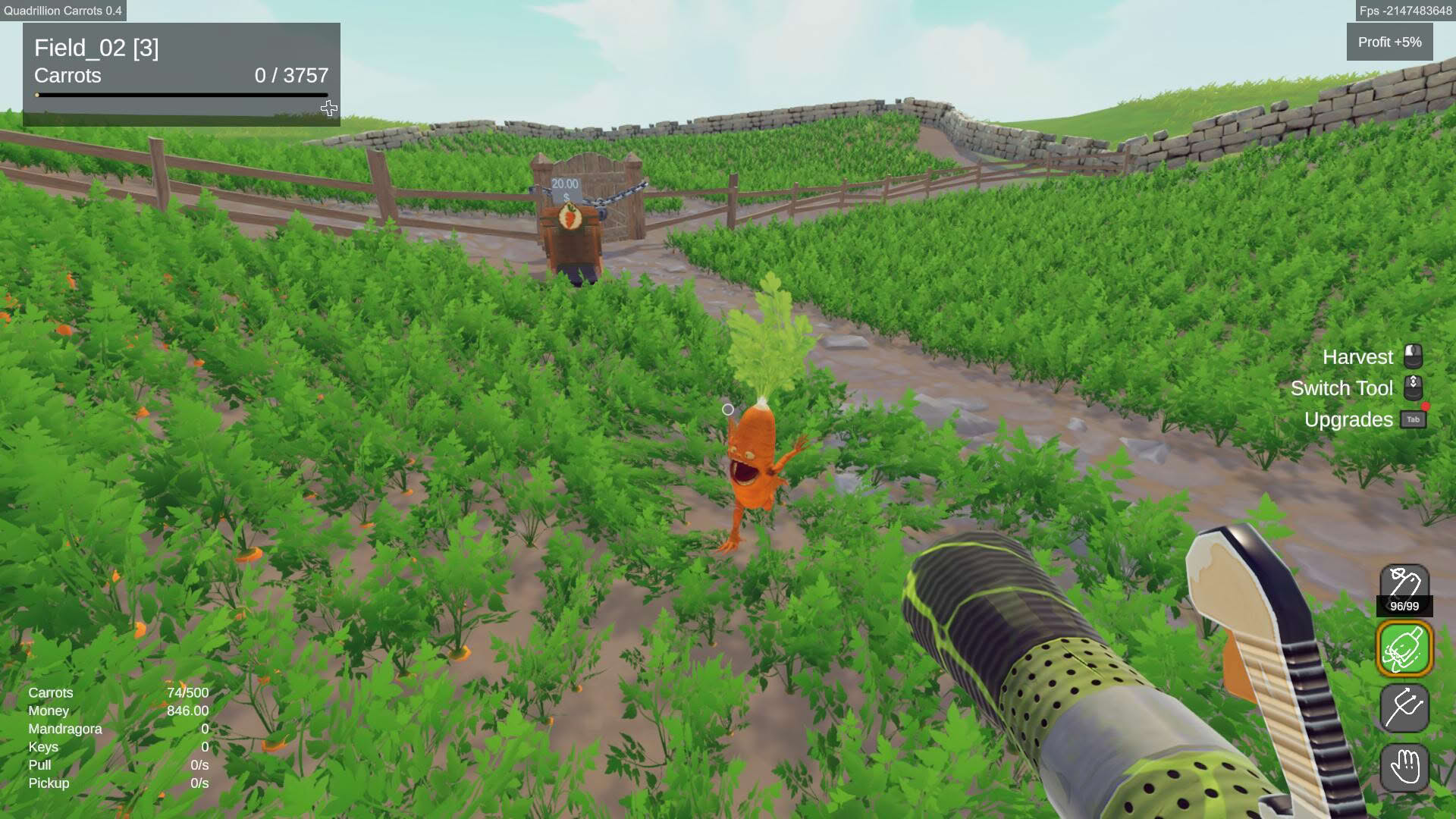 Screenshot for Quadrillion Carrots