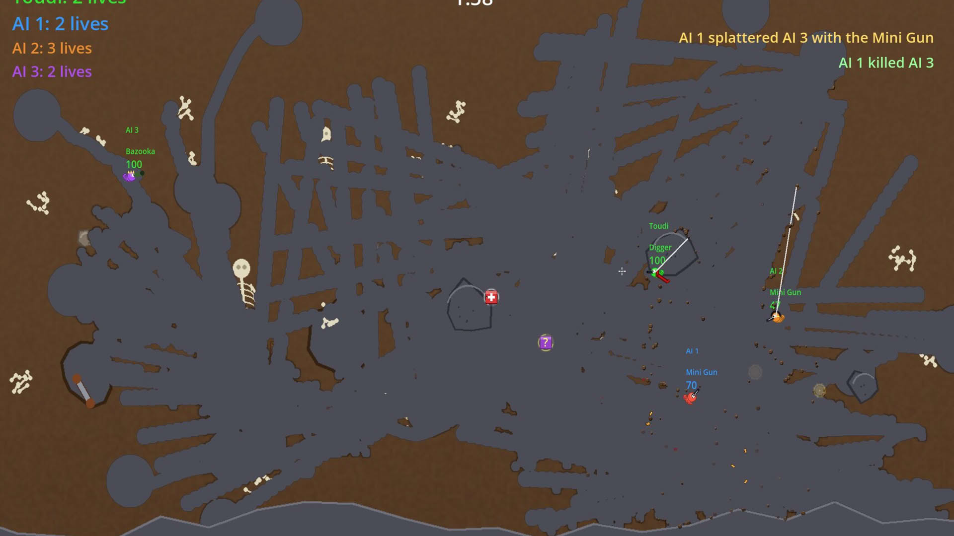 Screenshot for Trenchworms
