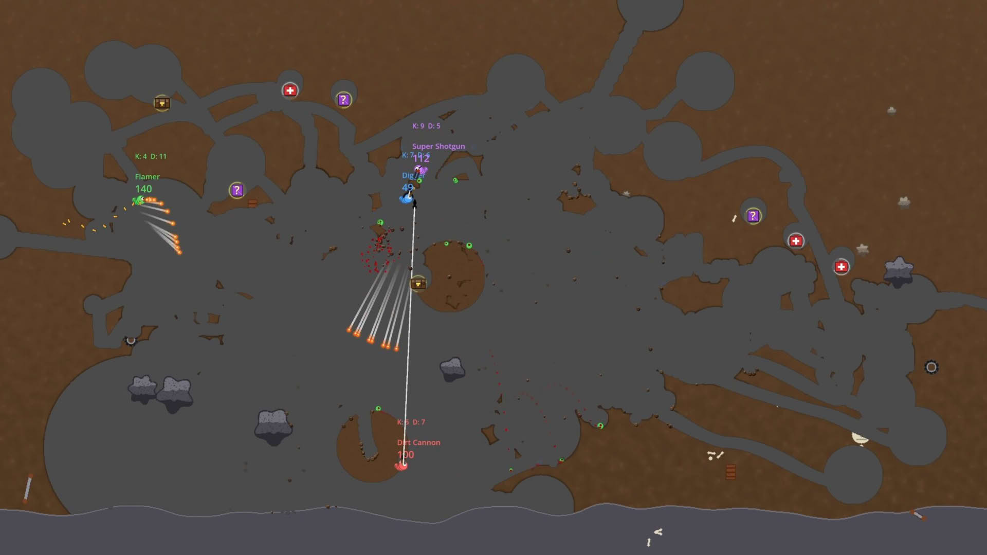 Screenshot for Trenchworms