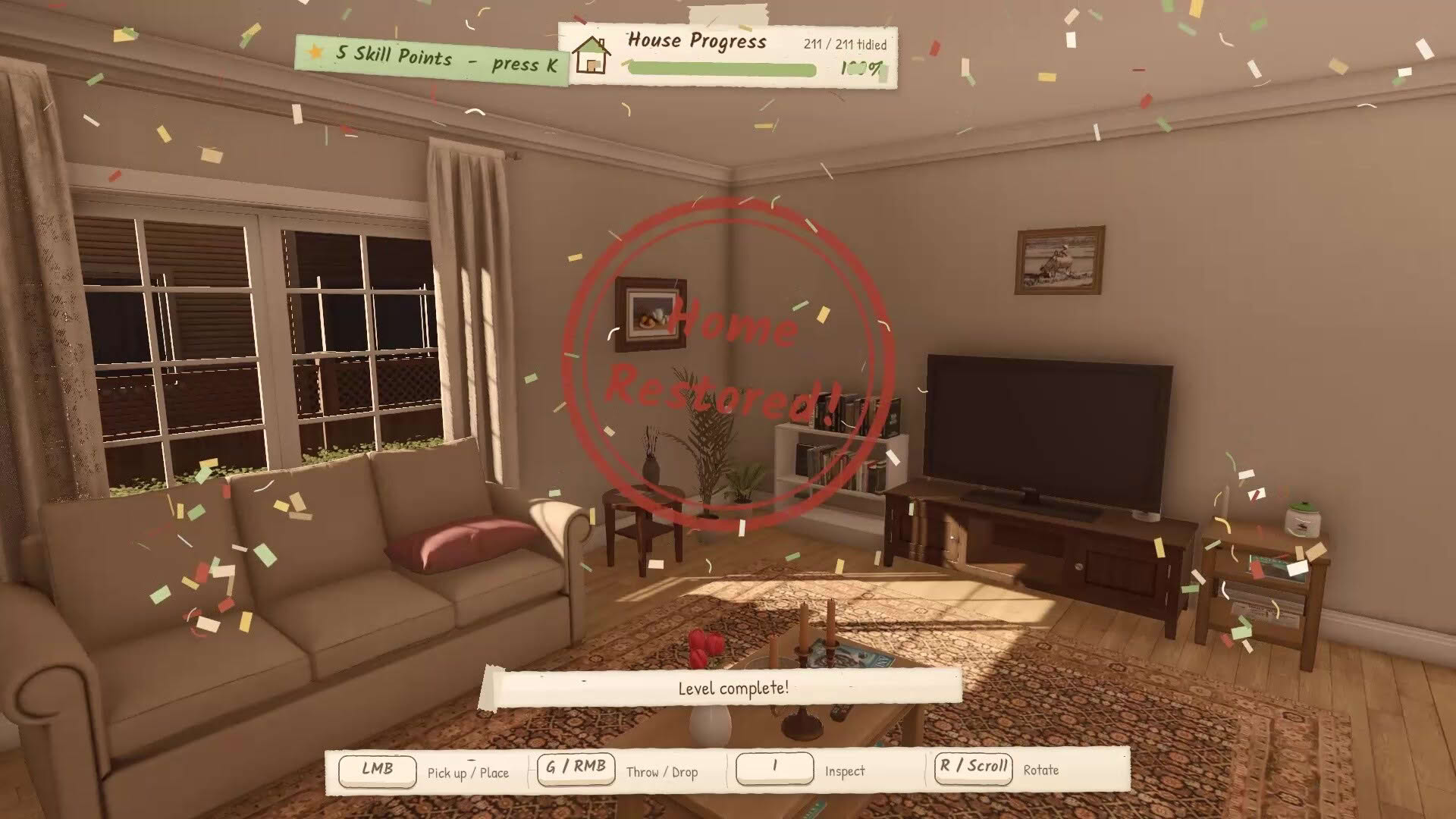Screenshot for Home Reset: Organizing Simulator
