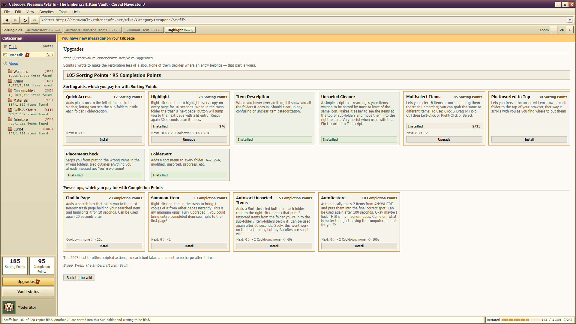 Screenshot for Deleted Wiki: Clean Up the Lost Files