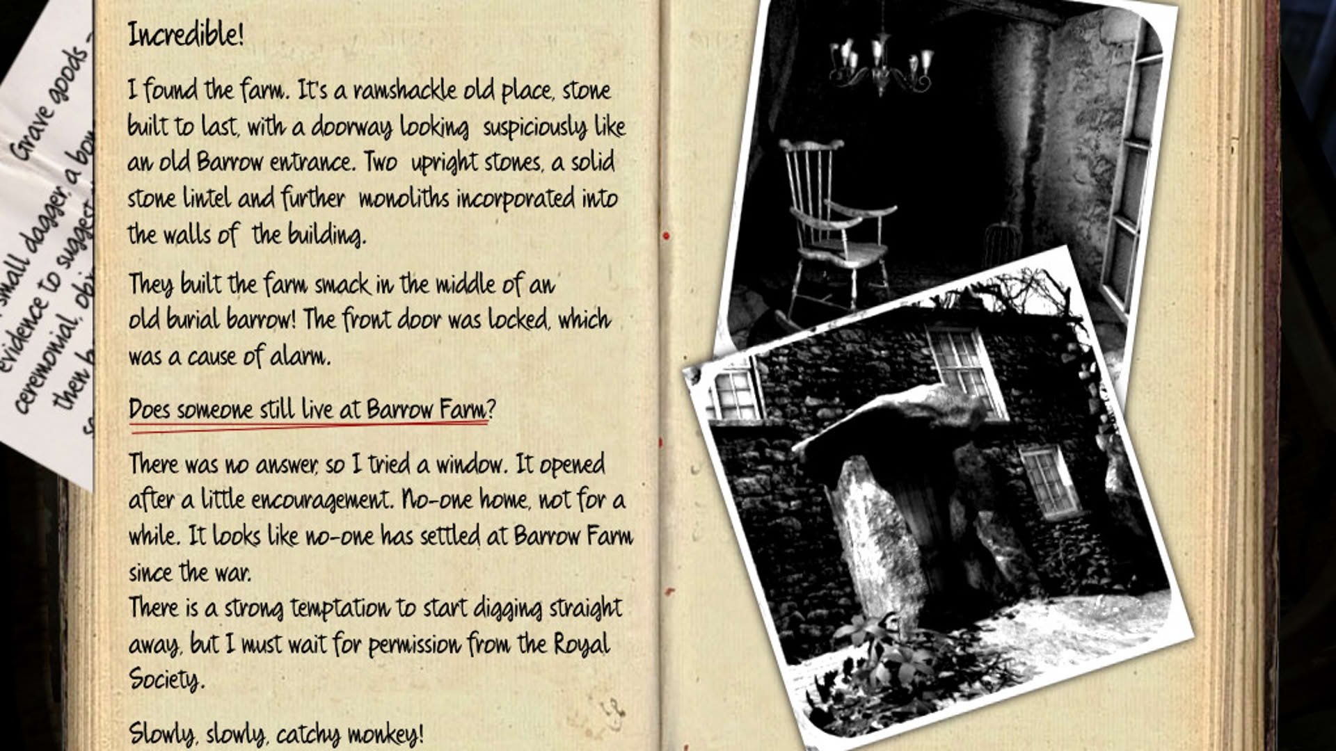 Screenshot for Barrow Hill: The Dark Path