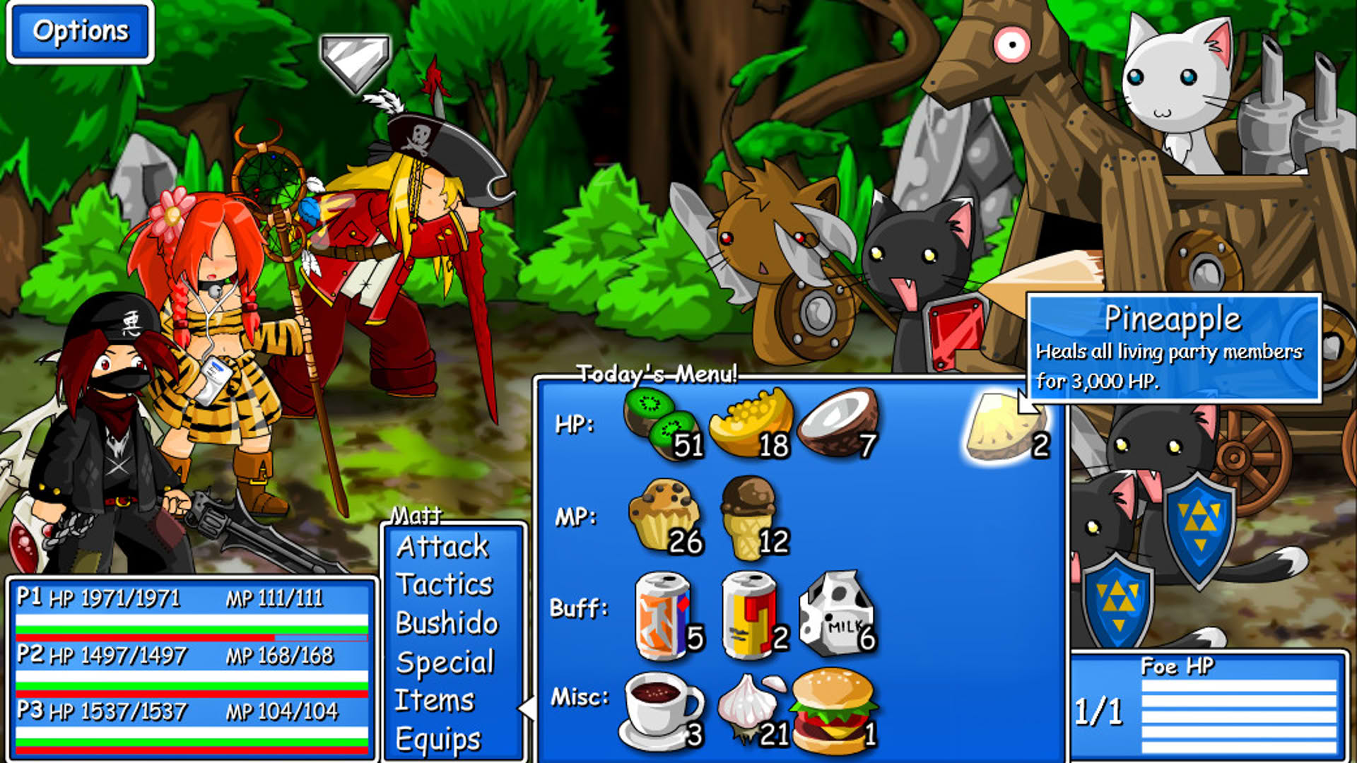 Screenshot for Epic Battle Fantasy 3