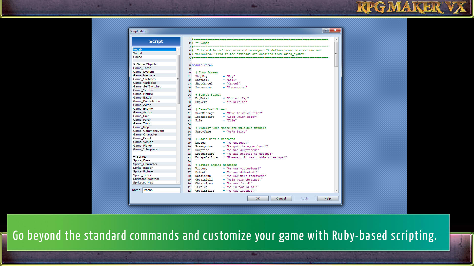 Screenshot for RPG Maker VX