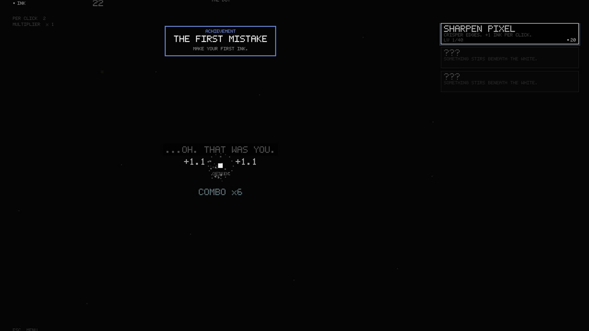 Screenshot for The First Pixel