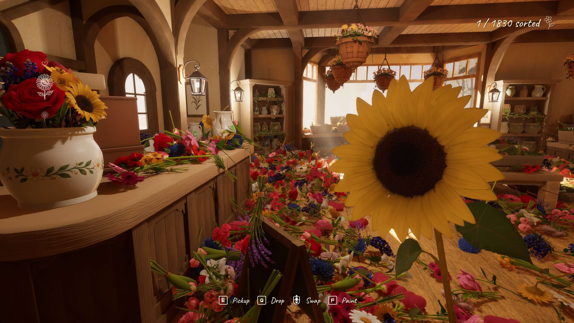 Screenshot for Tidy Up the Flower Shop