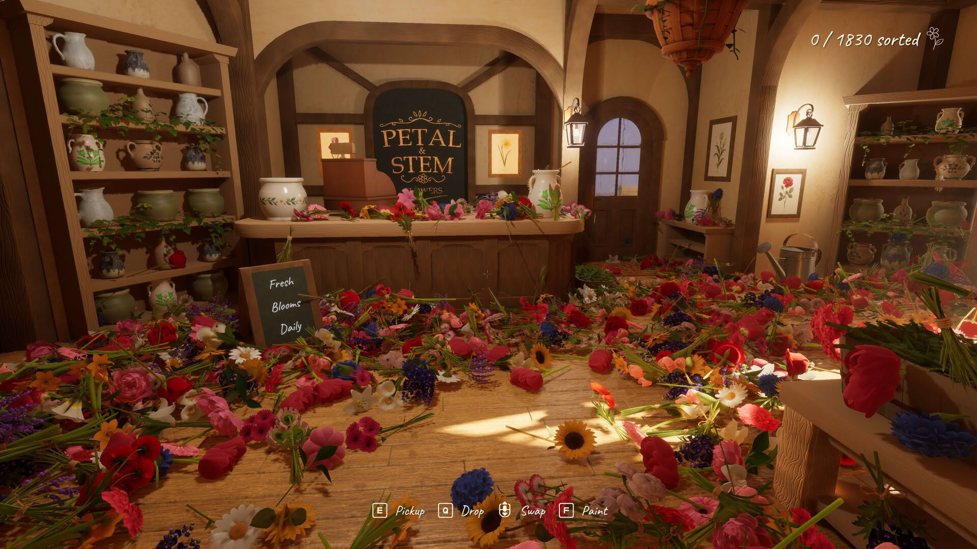 Screenshot for Tidy Up the Flower Shop