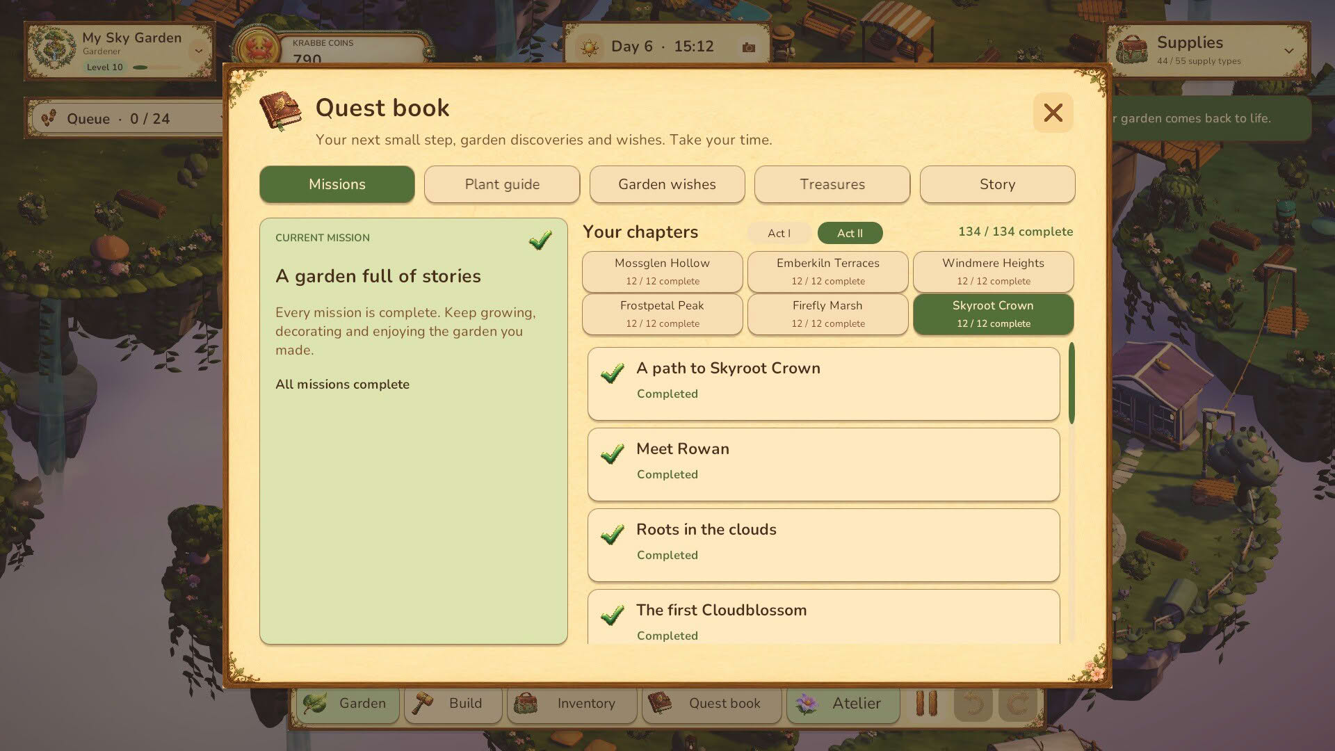 Screenshot for Bloom Above: Wanderisles