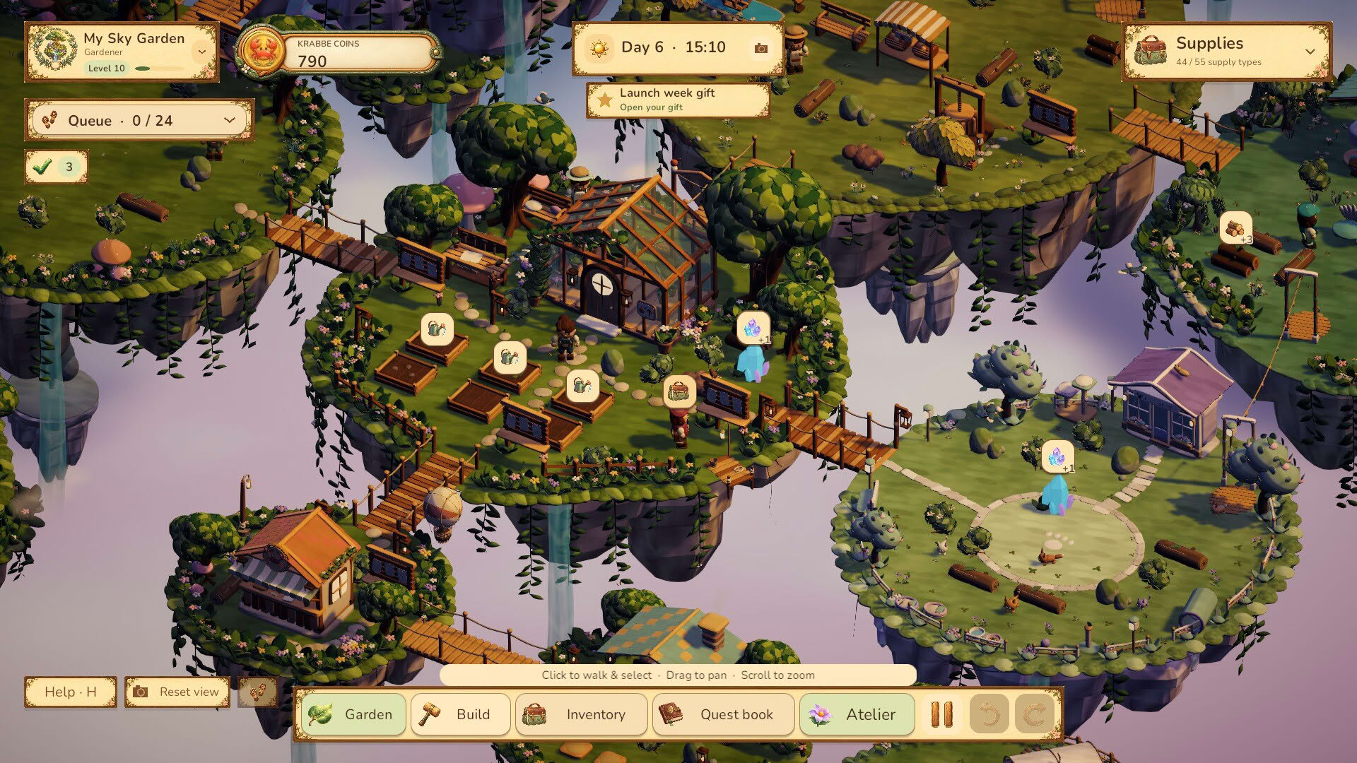 Screenshot for Bloom Above: Wanderisles