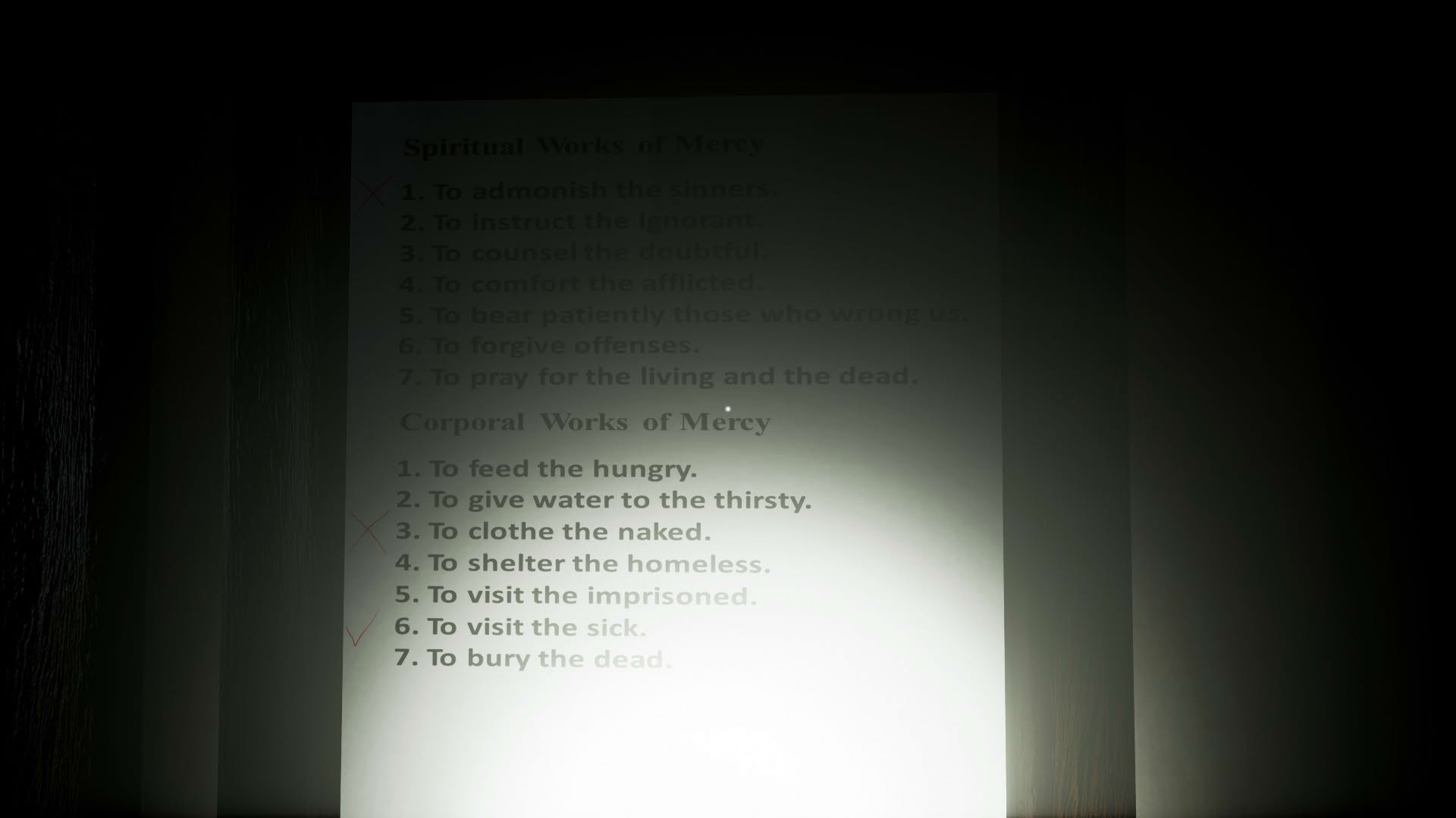 Screenshot for The Works of Mercy