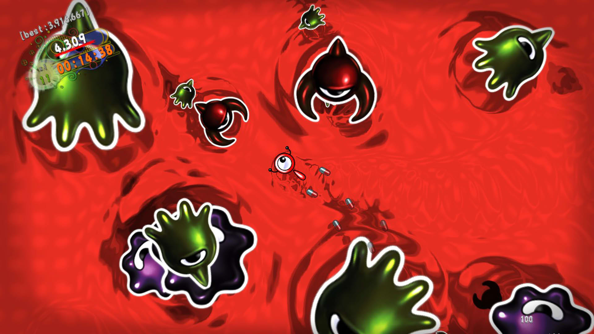 Screenshot for peakvox Escape Virus HD
