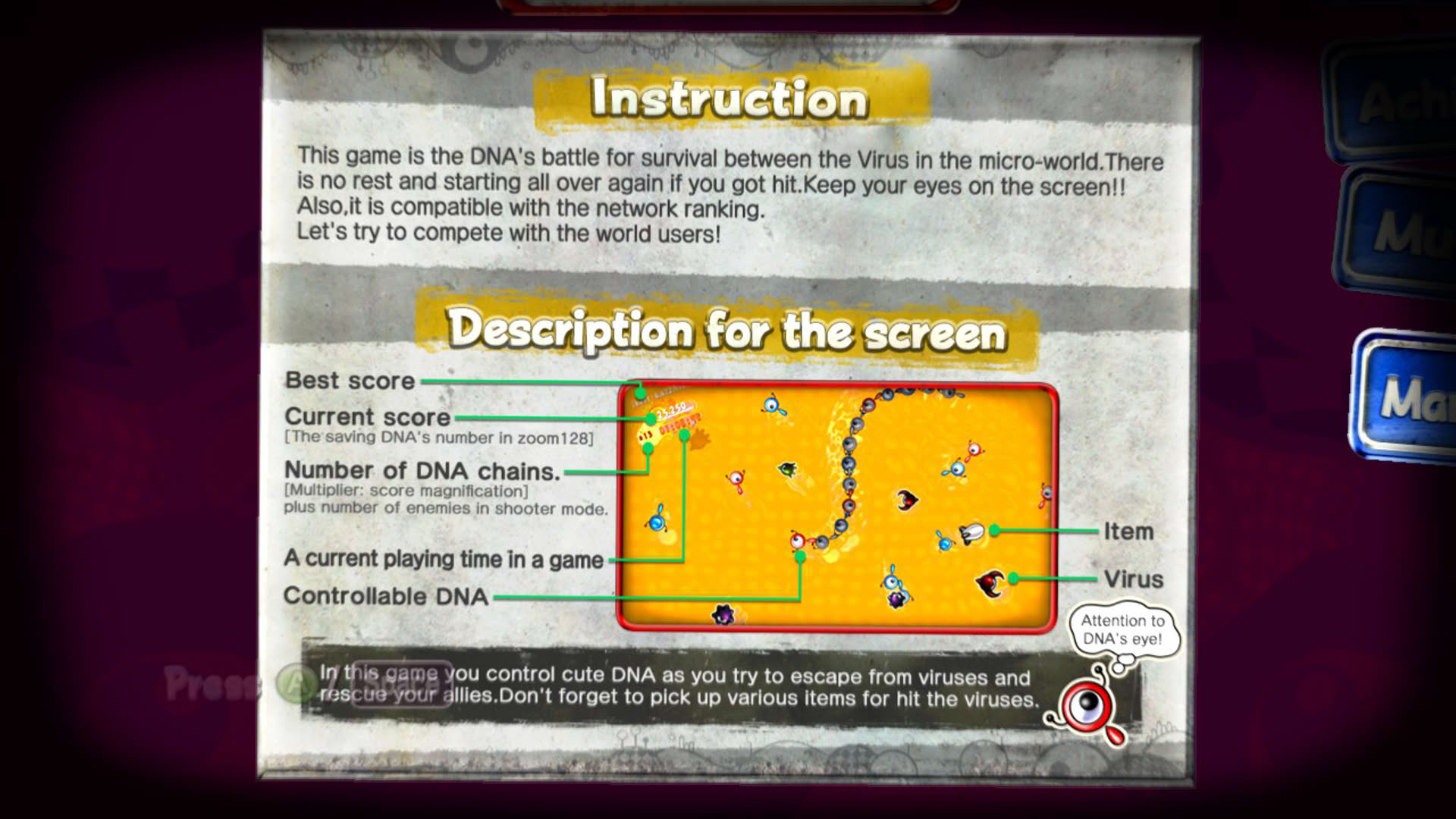 Screenshot for peakvox Escape Virus HD
