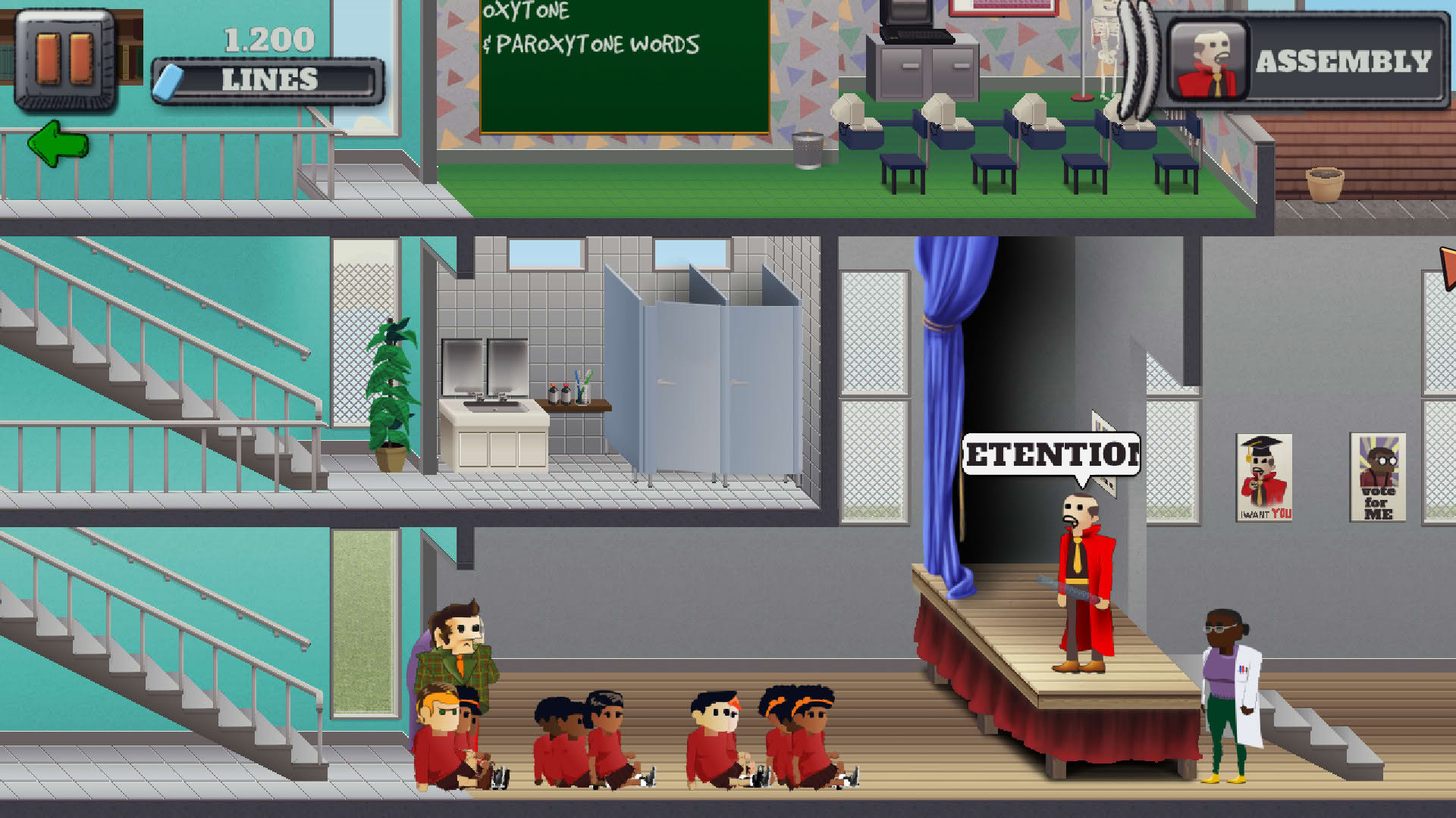 Screenshot for Skool Daze: Reskooled