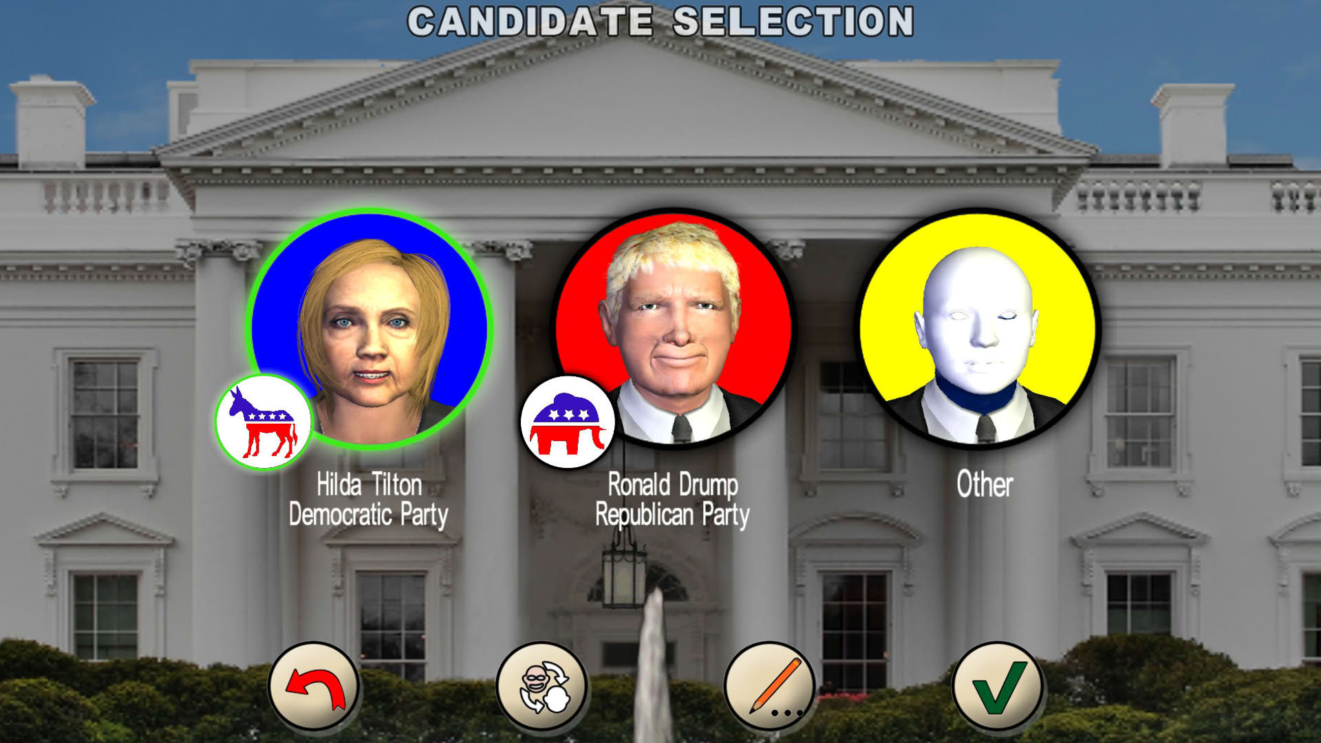 Screenshot for The Race for the White House 2016
