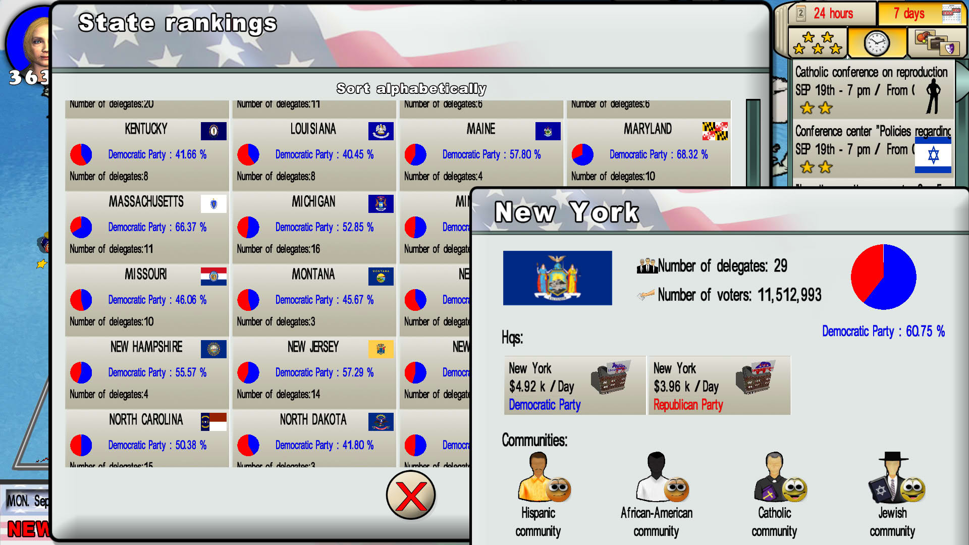 Screenshot for The Race for the White House 2016