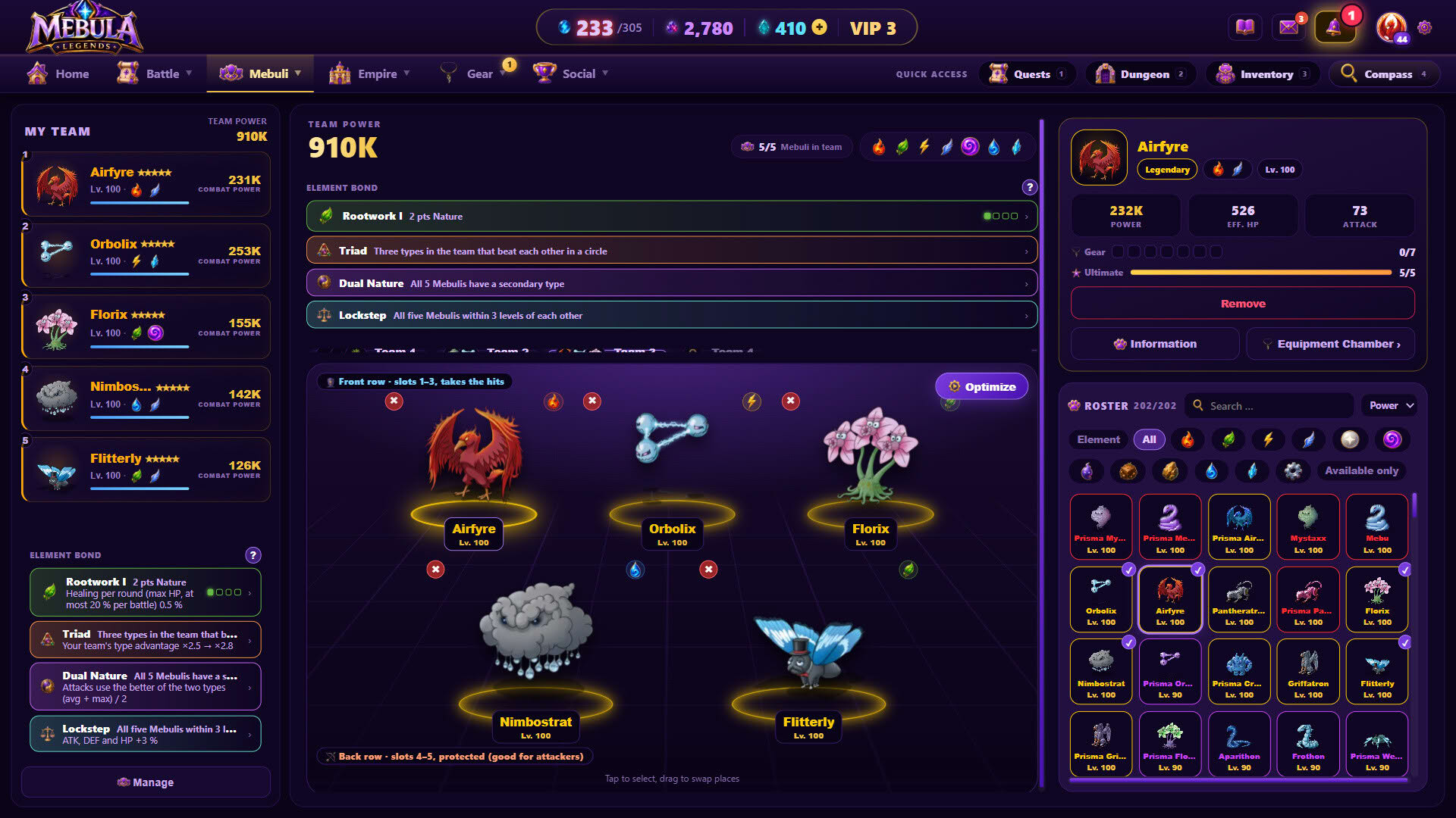 Screenshot for Mebula Legends