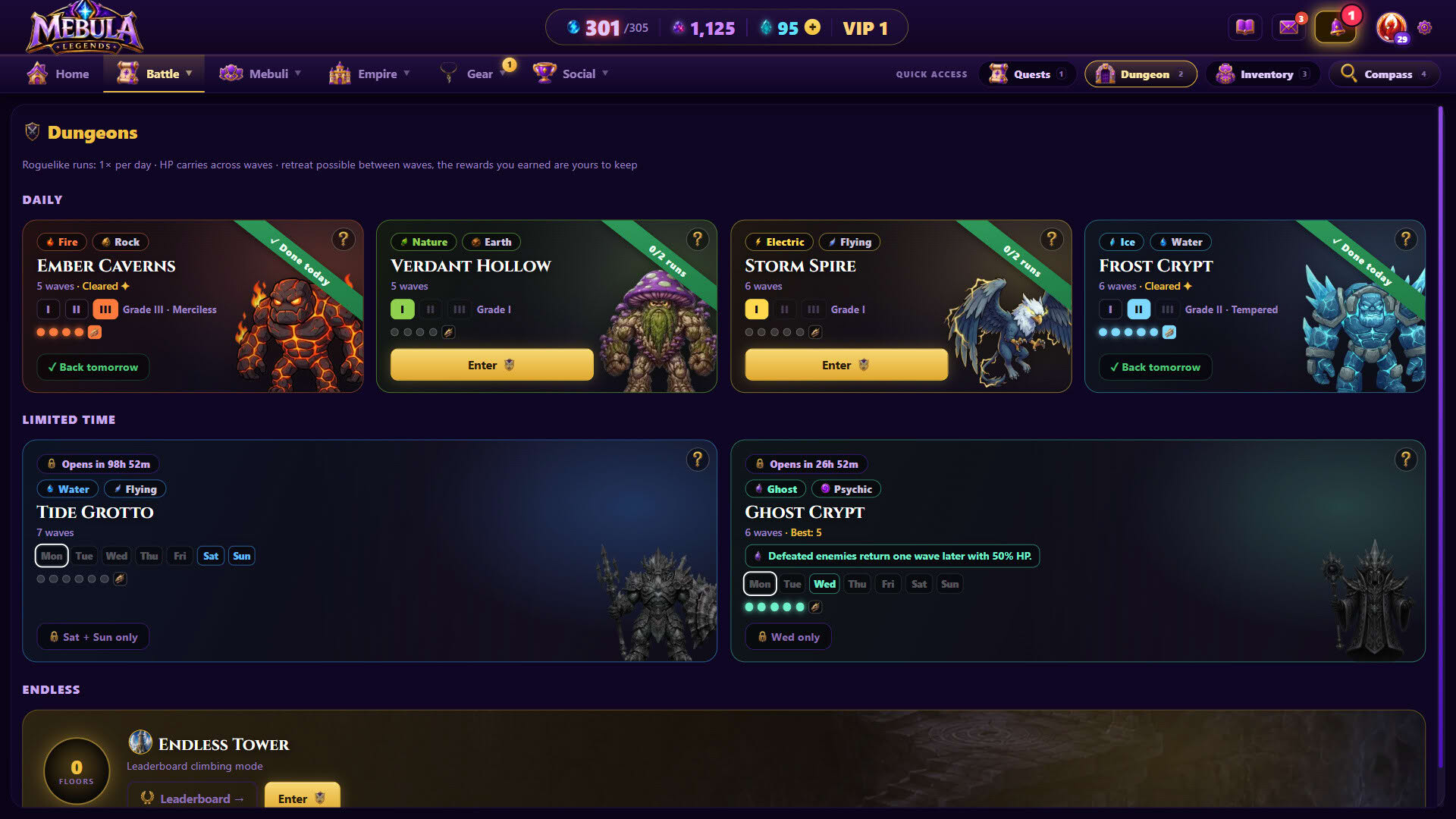 Screenshot for Mebula Legends