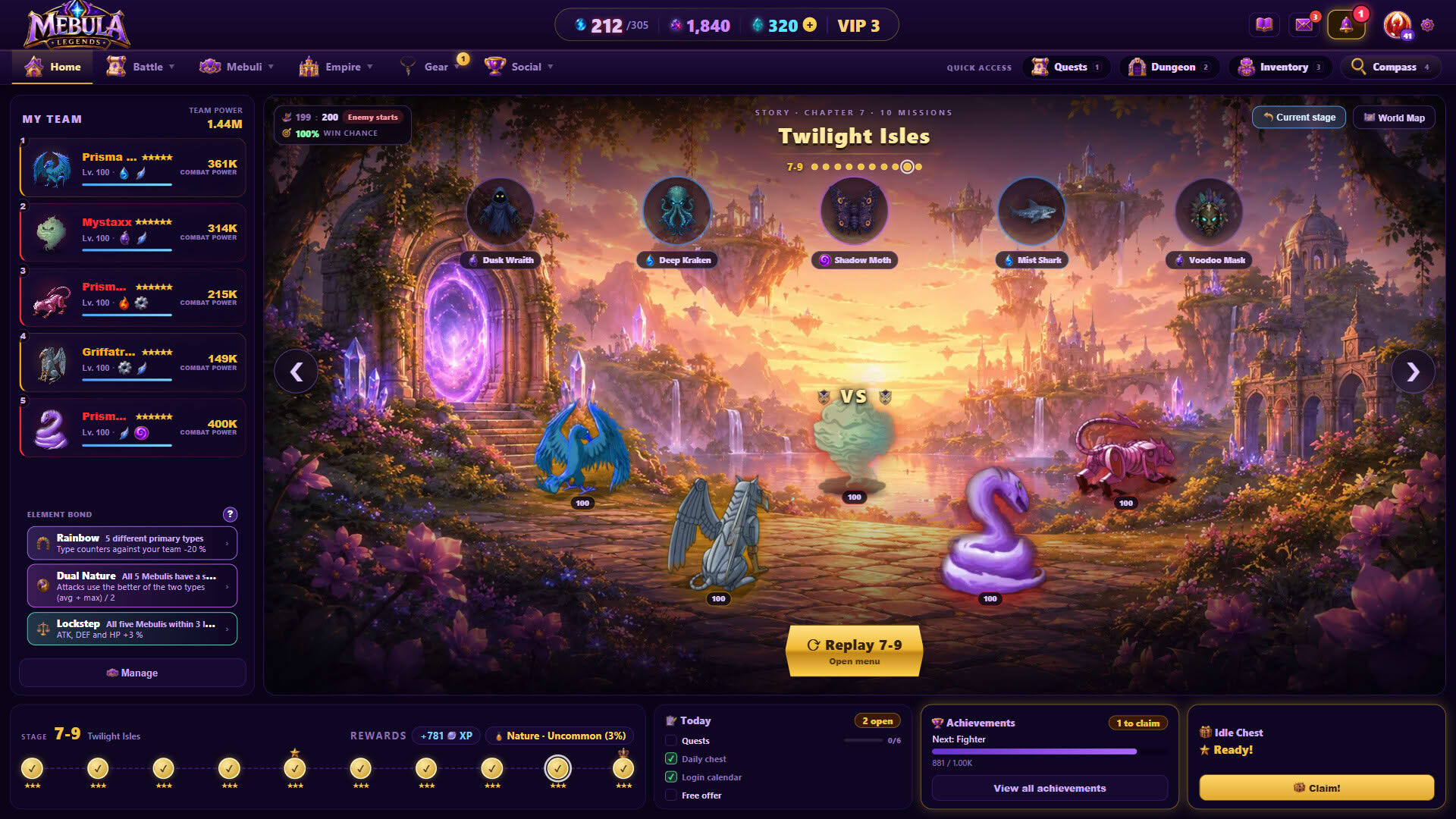 Screenshot for Mebula Legends