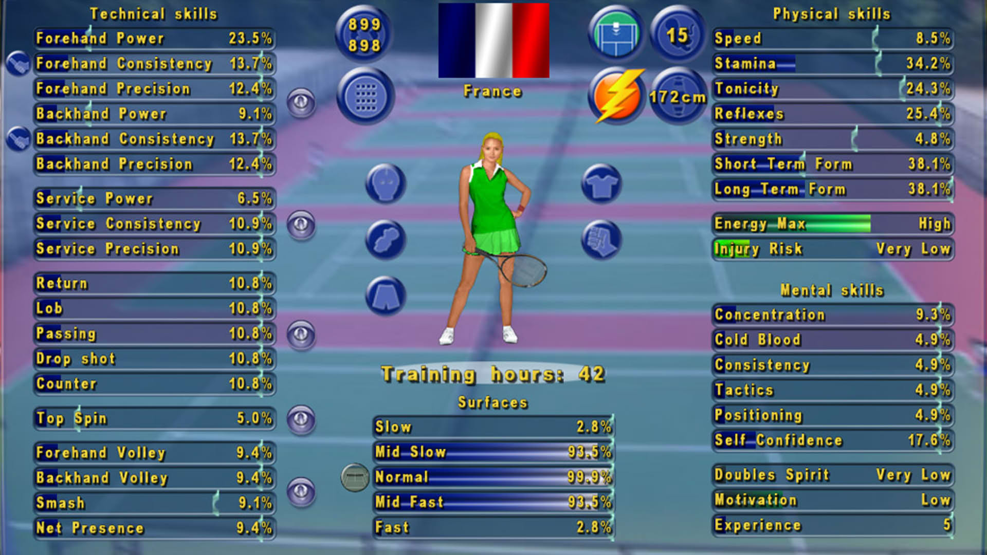 Screenshot for Tennis Elbow Manager