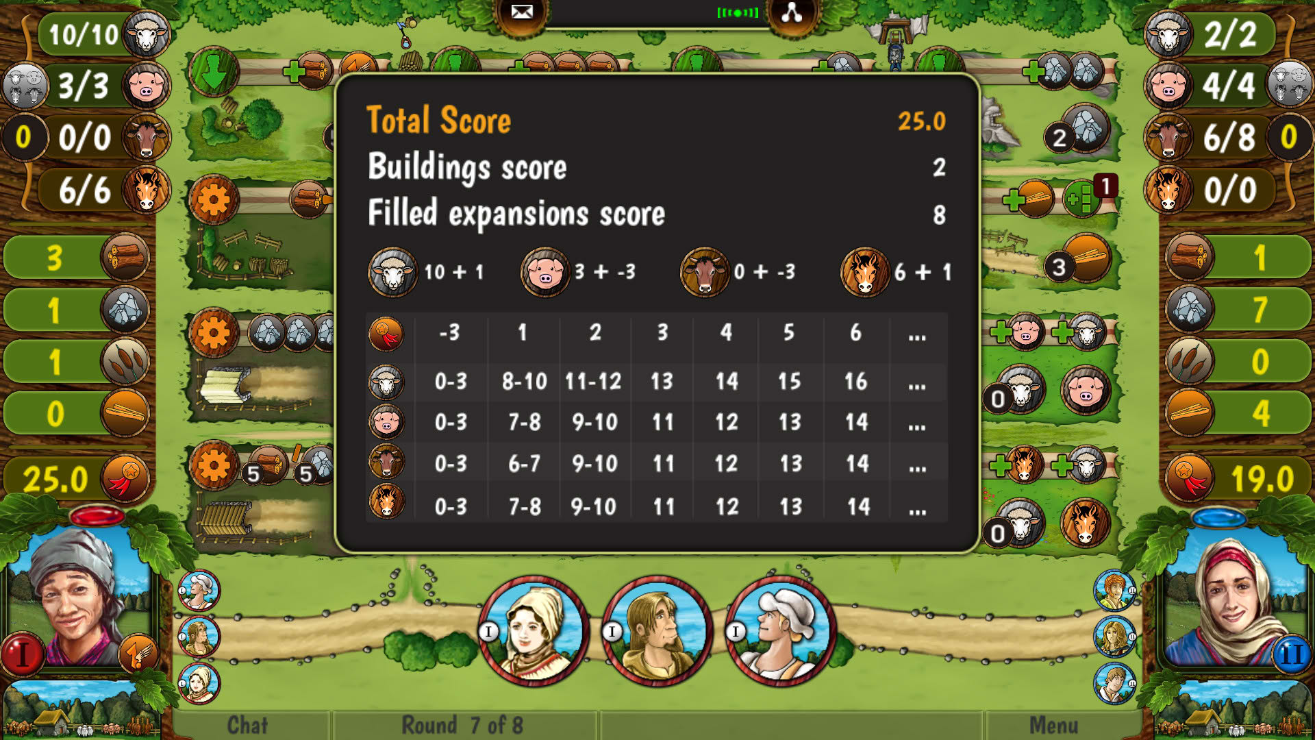 Screenshot for Agricola: All Creatures Big and Small