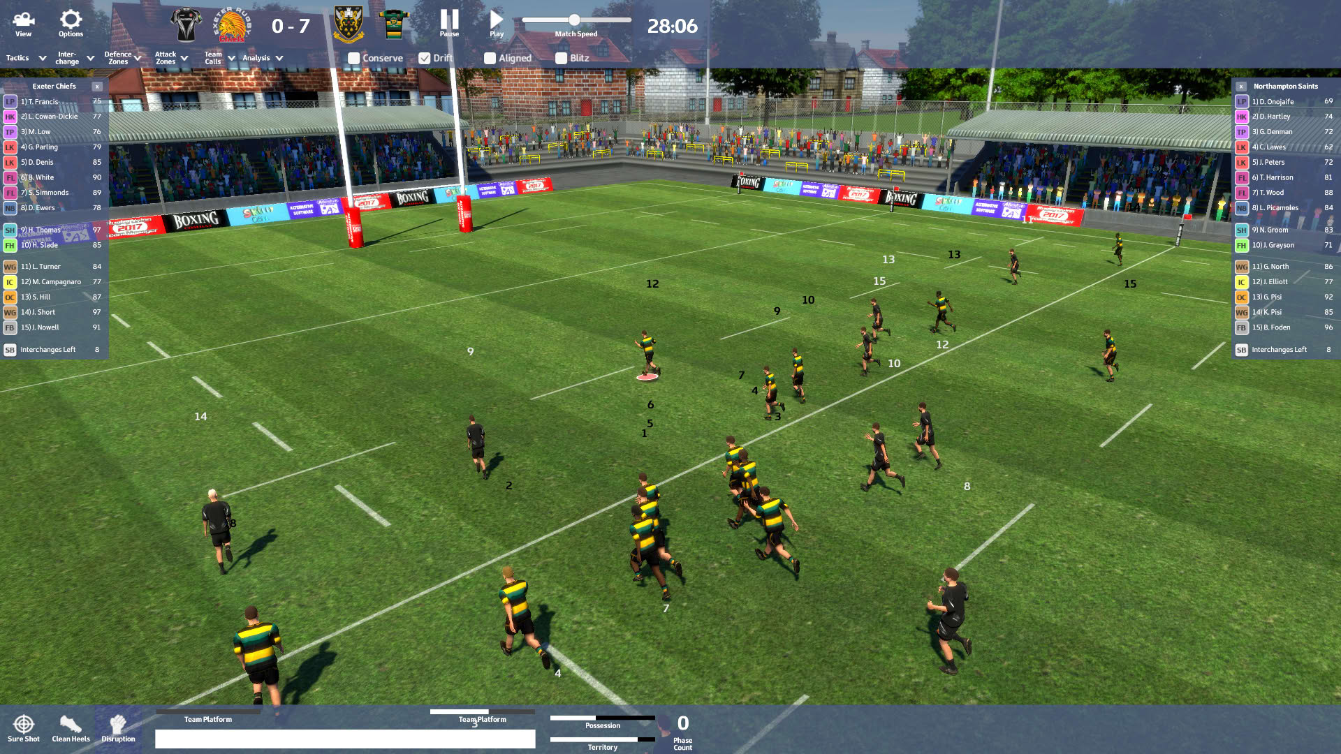 Screenshot for Rugby Union Team Manager 2017